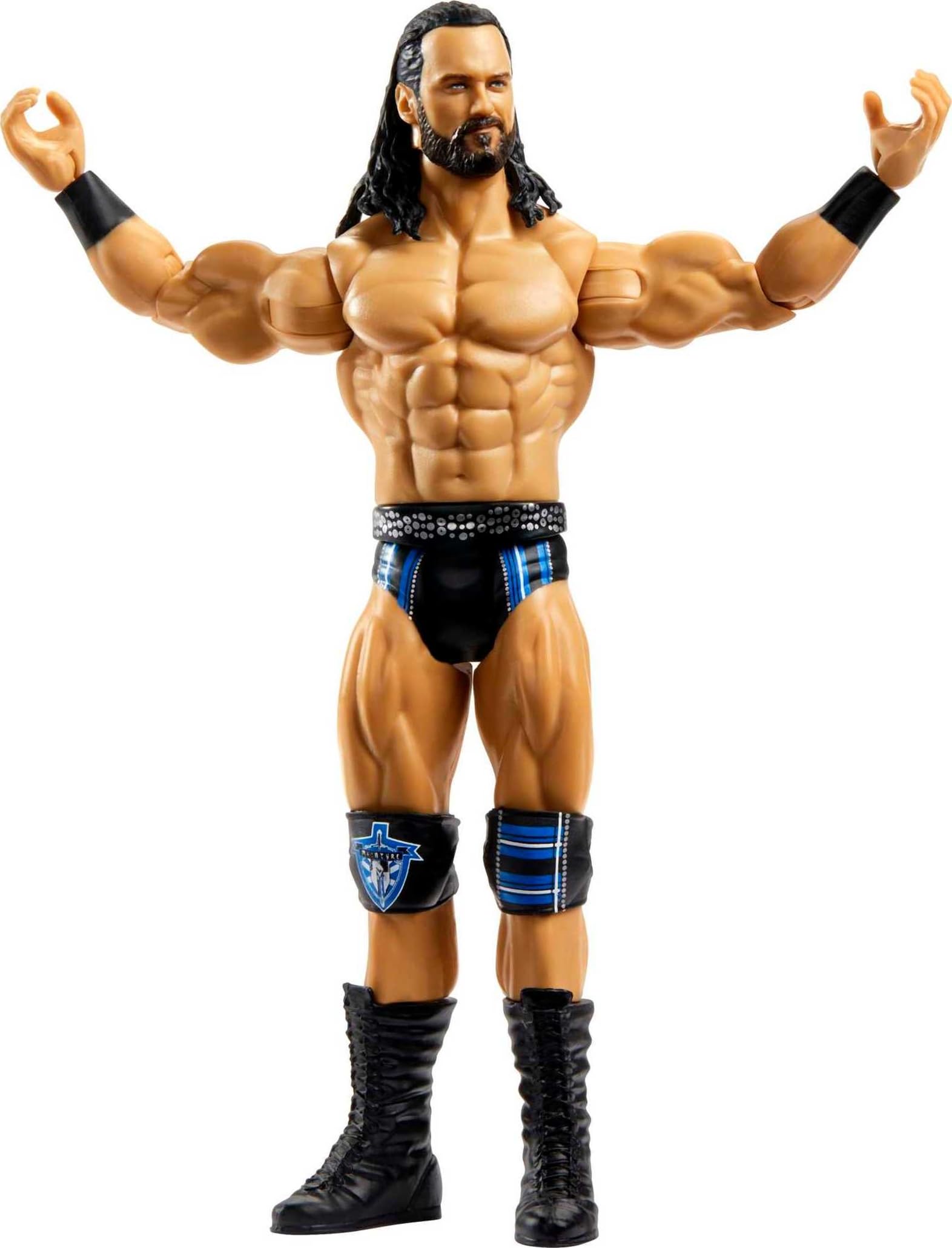 Foto 5 pulgar | Figura De Acción Mattel Wwe Drew Mcintyre Basic De 15 Cm Con 10 Puntos De Articulación - Venta Internacional.