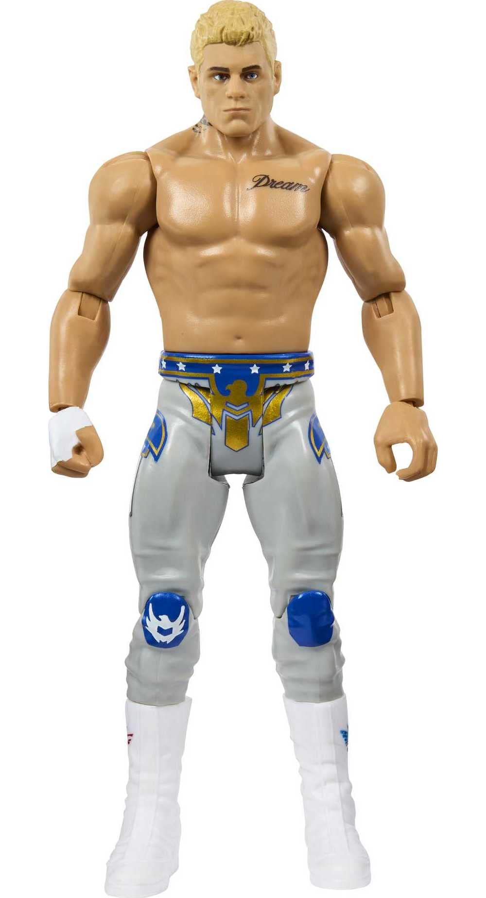 Foto 2 pulgar | Figura De Acción Mattel Wwe Cody Rhodes Basic De 15 Cm Con 10 Puntos - Venta Internacional.