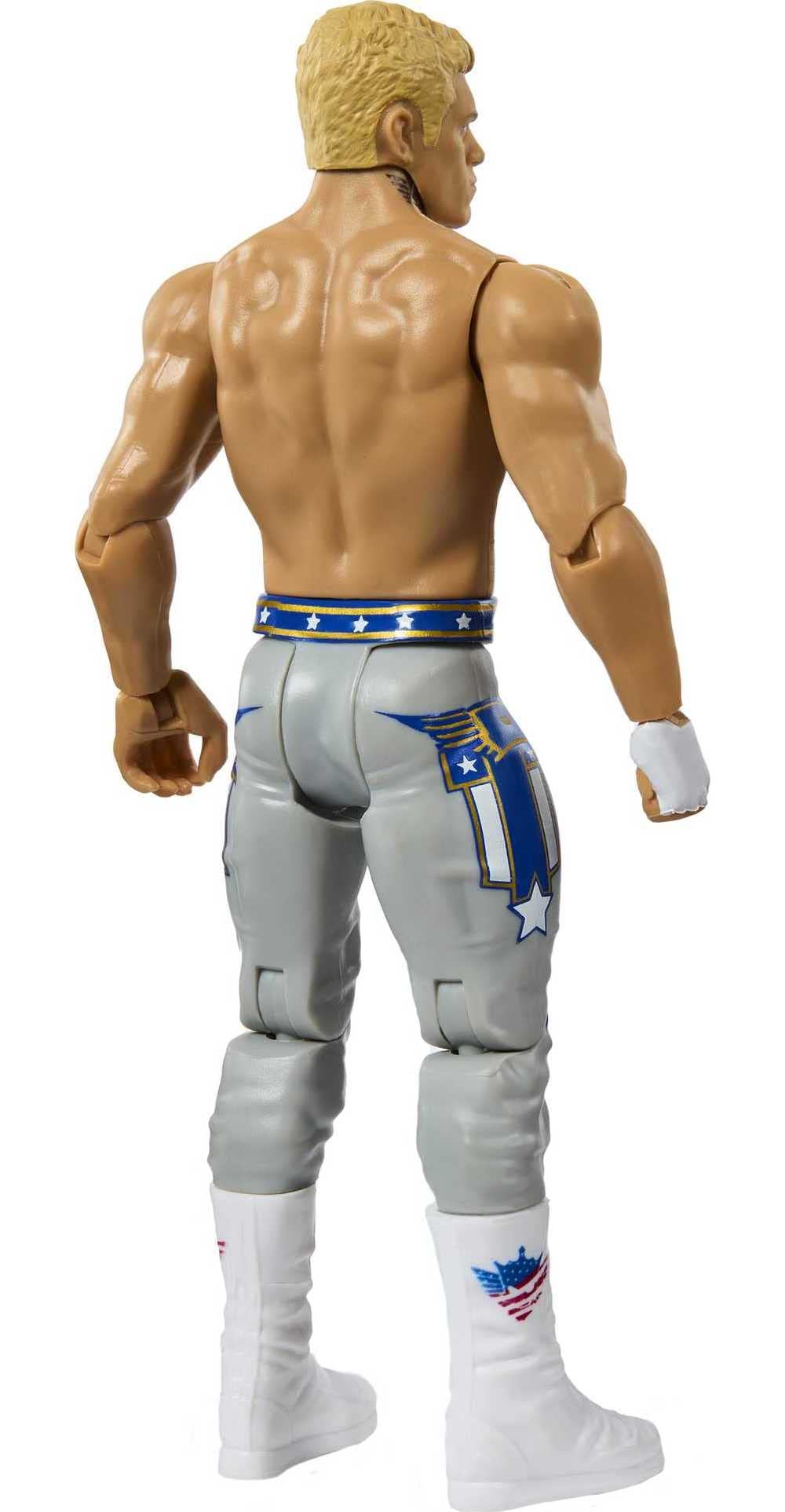 Foto 5 pulgar | Figura De Acción Mattel Wwe Cody Rhodes Basic De 15 Cm Con 10 Puntos - Venta Internacional.