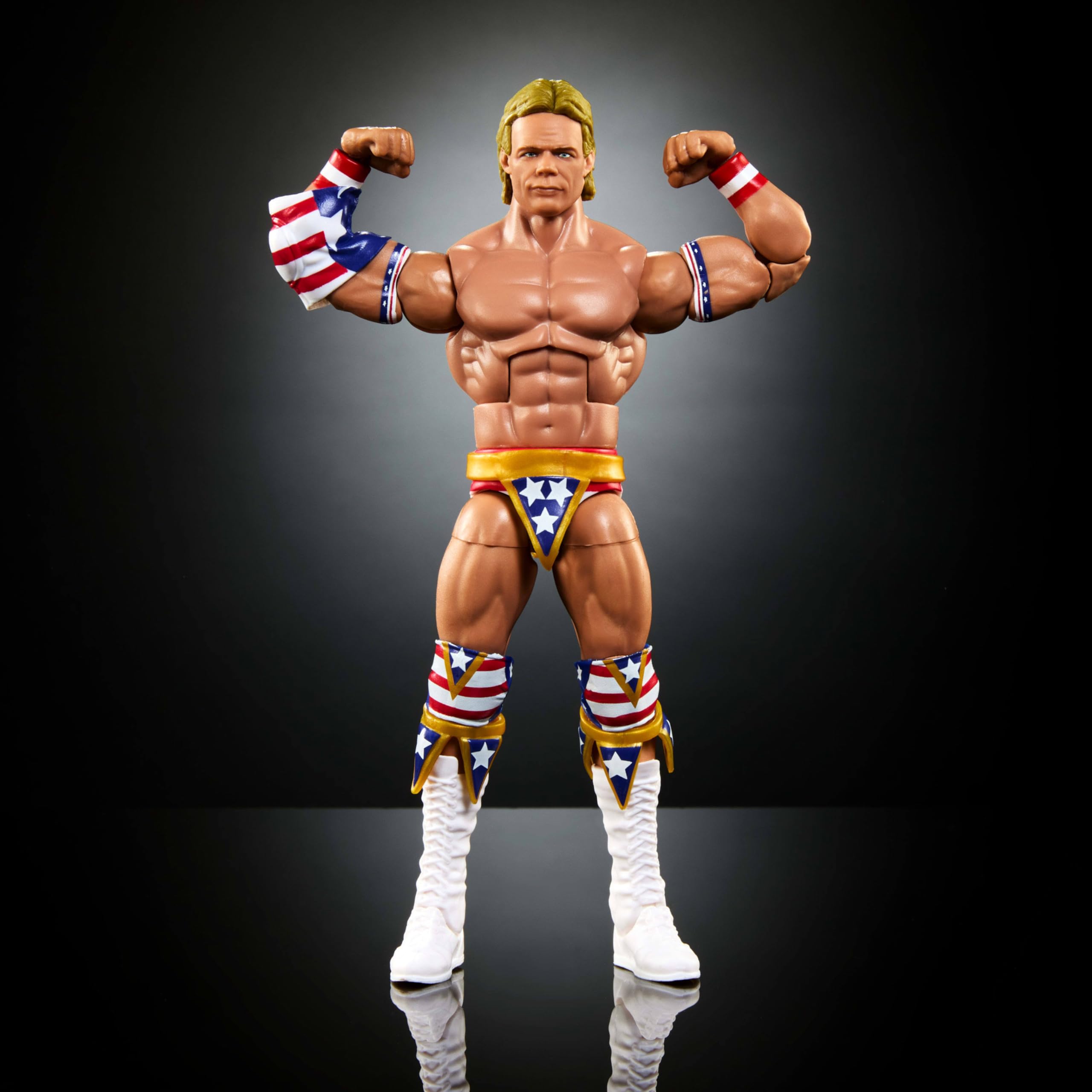 Foto 4 pulgar | Figura De Acción Mattel Wwe Elite Collection Summerslam Lex Luger - Venta Internacional.