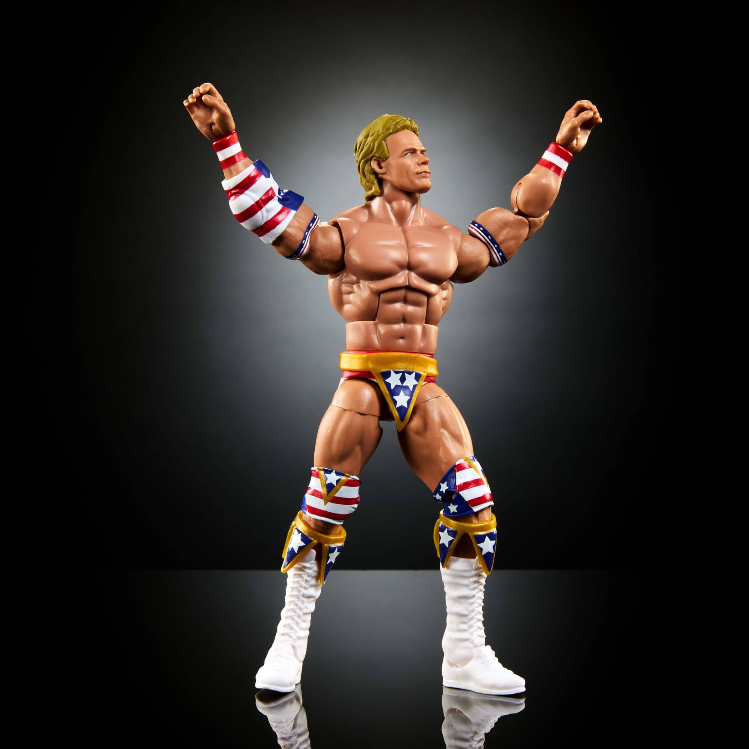 Foto 6 pulgar | Figura De Acción Mattel Wwe Elite Collection Summerslam Lex Luger - Venta Internacional.