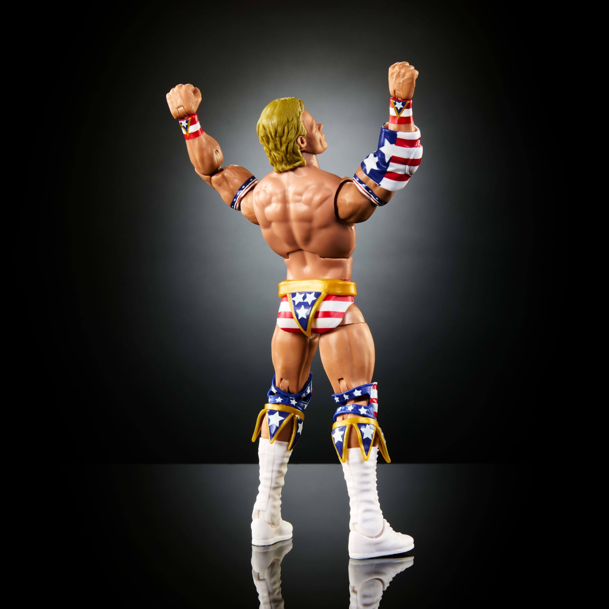 Foto 7 pulgar | Figura De Acción Mattel Wwe Elite Collection Summerslam Lex Luger - Venta Internacional.
