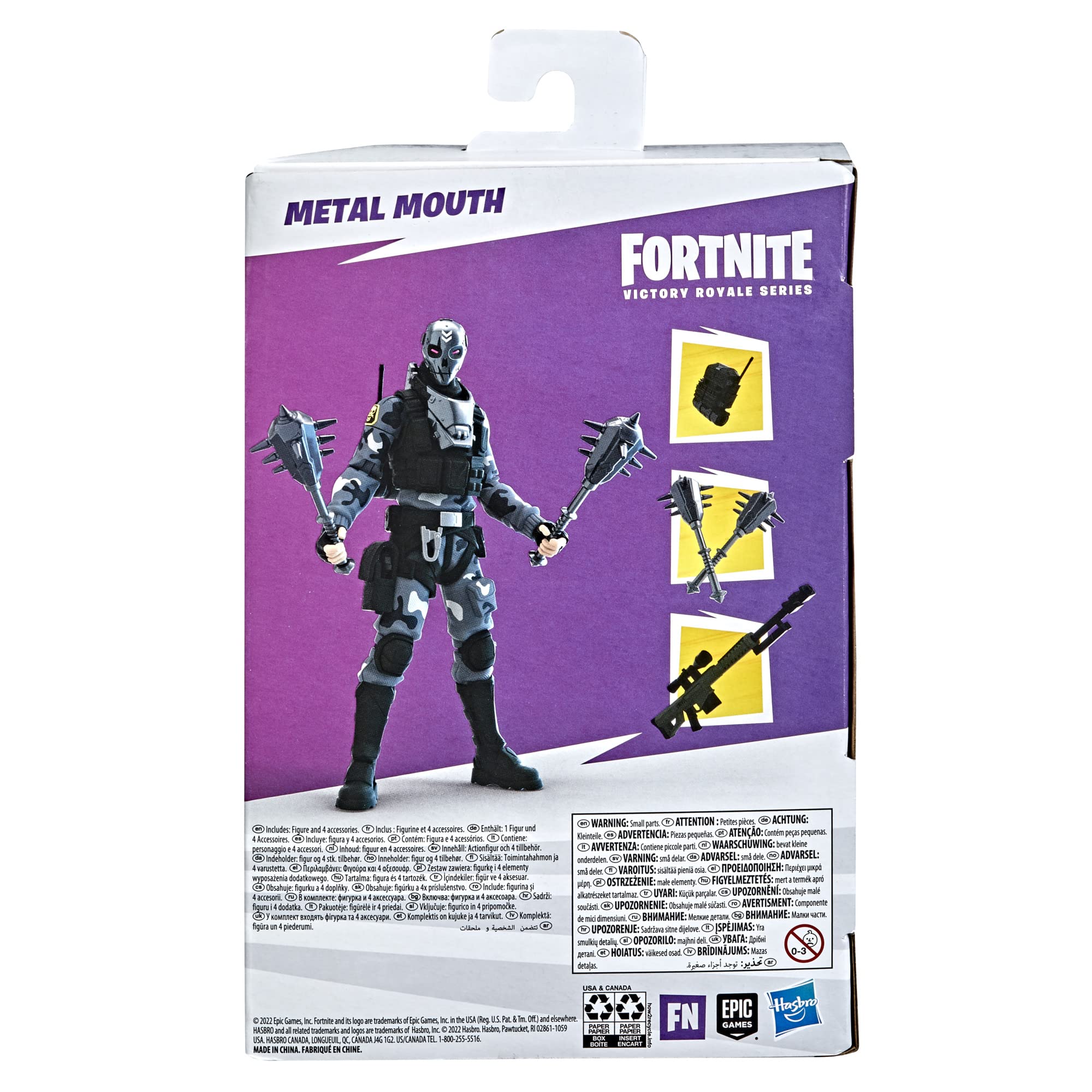 Foto 6 pulgar | Figura De Acción Fortnite Victory Royale Con Boca Metálica De 15 Cm - Venta Internacional.