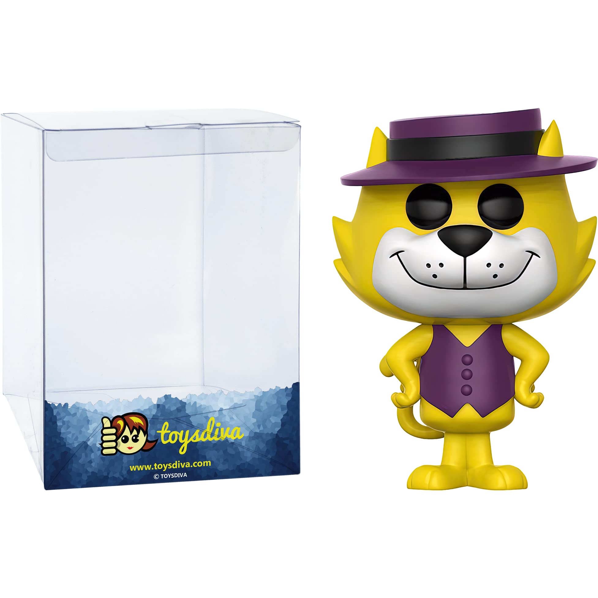 Paquete De Figuras De Vinilo Top Cat Pop! Animación Con Protector - Venta Internacional.