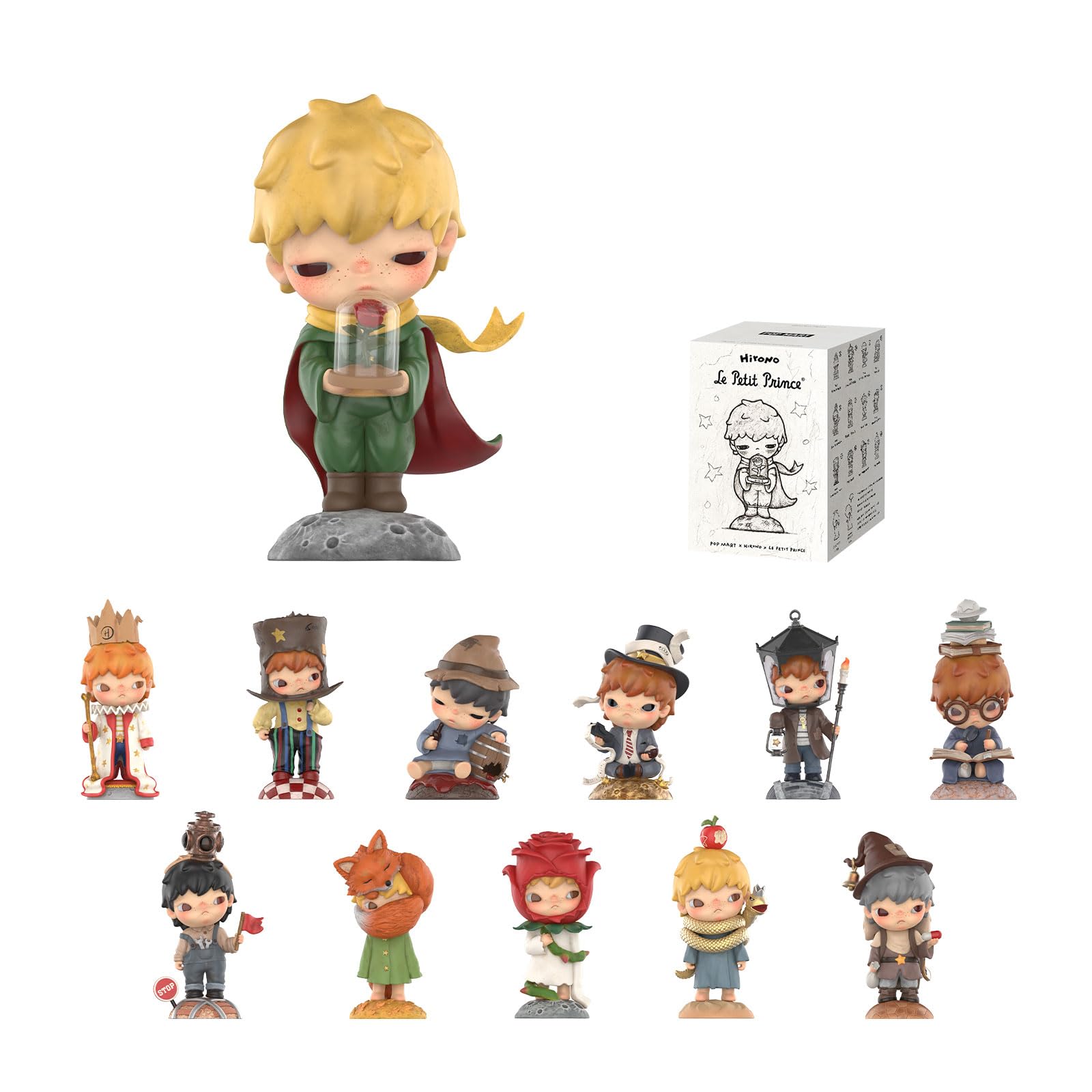 Foto 2 pulgar | Figura Pop Mart Hirono × Serie Le Petit Prince 8-12 Cm - Venta Internacional.