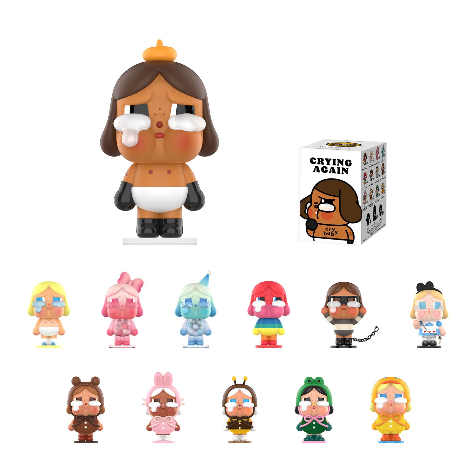 Figuras De Acción Pop Mart Crybaby Crying Again Series - Venta Internacional.