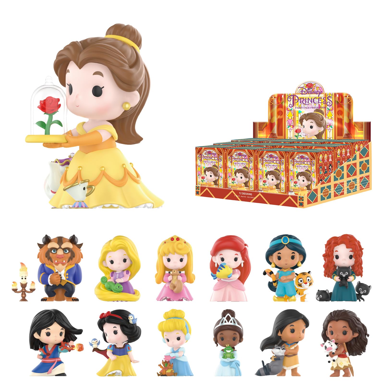 Blind Box Figures Pop Mart Disney Princess Fairy Tale - Venta Internacional