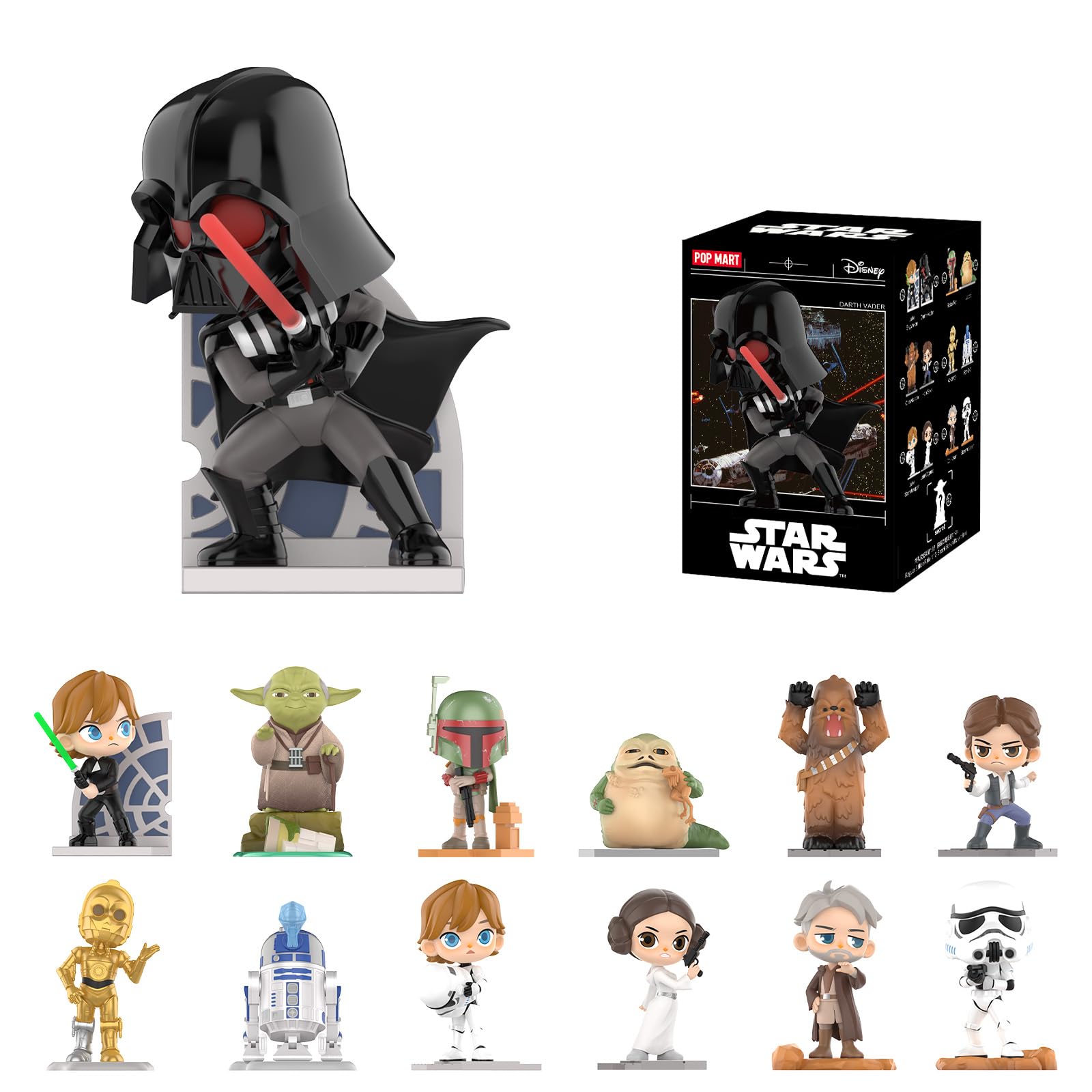 Figuras Pop Mart Star Wars 12 Piezas-Venta Internacional