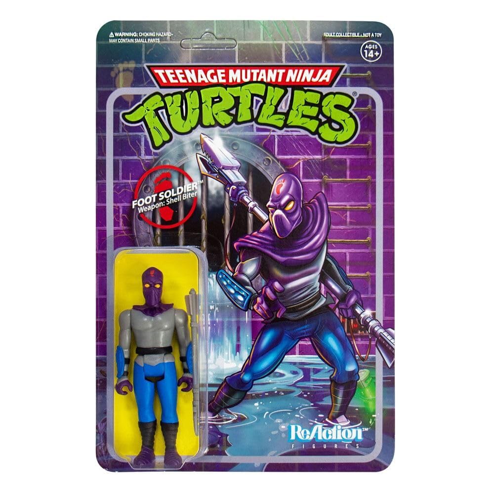 Foto 3 pulgar | Figura de Acción Super7 Teenage Mutant Ninja Turtles Foot Soldier - Venta Internacional