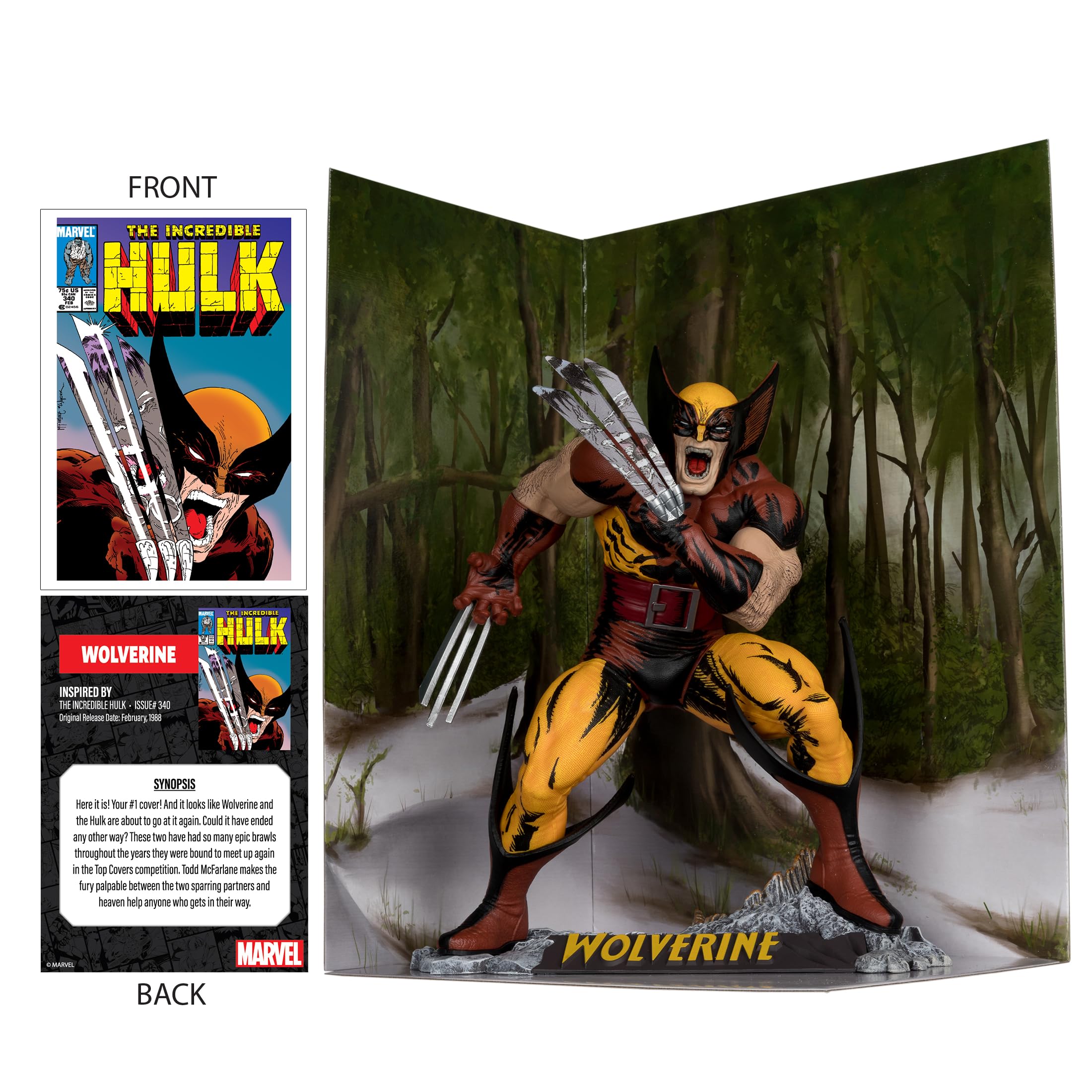 Foto 2 | Figura De Acción Mcfarlane Toys Marvel Wolverine A Escala 1:6 - Venta Internacional.