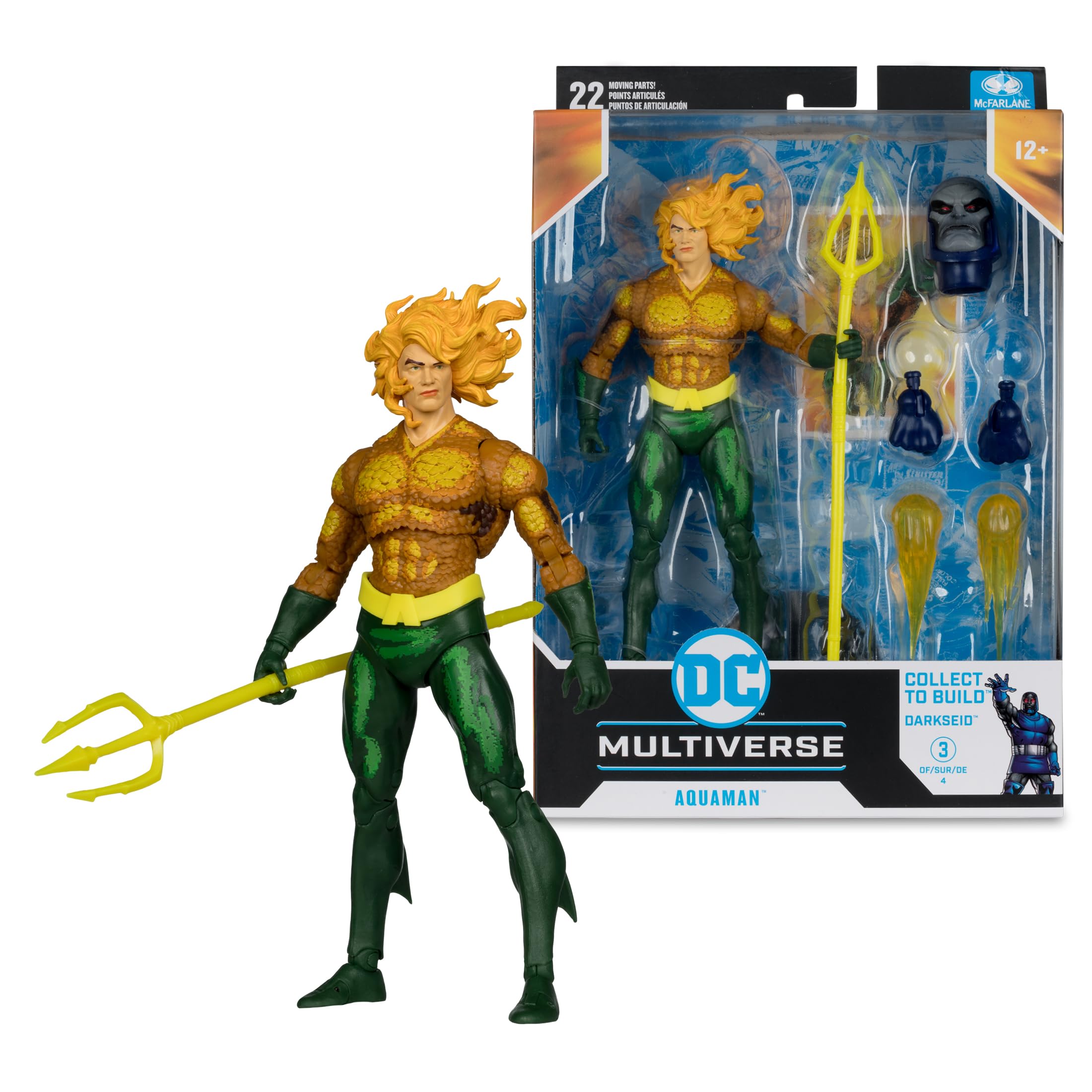 Foto 6 | Figura De Acción Mcfarlane Toys Dc Multiverse Aquaman 18 Cm - Venta Internacional.