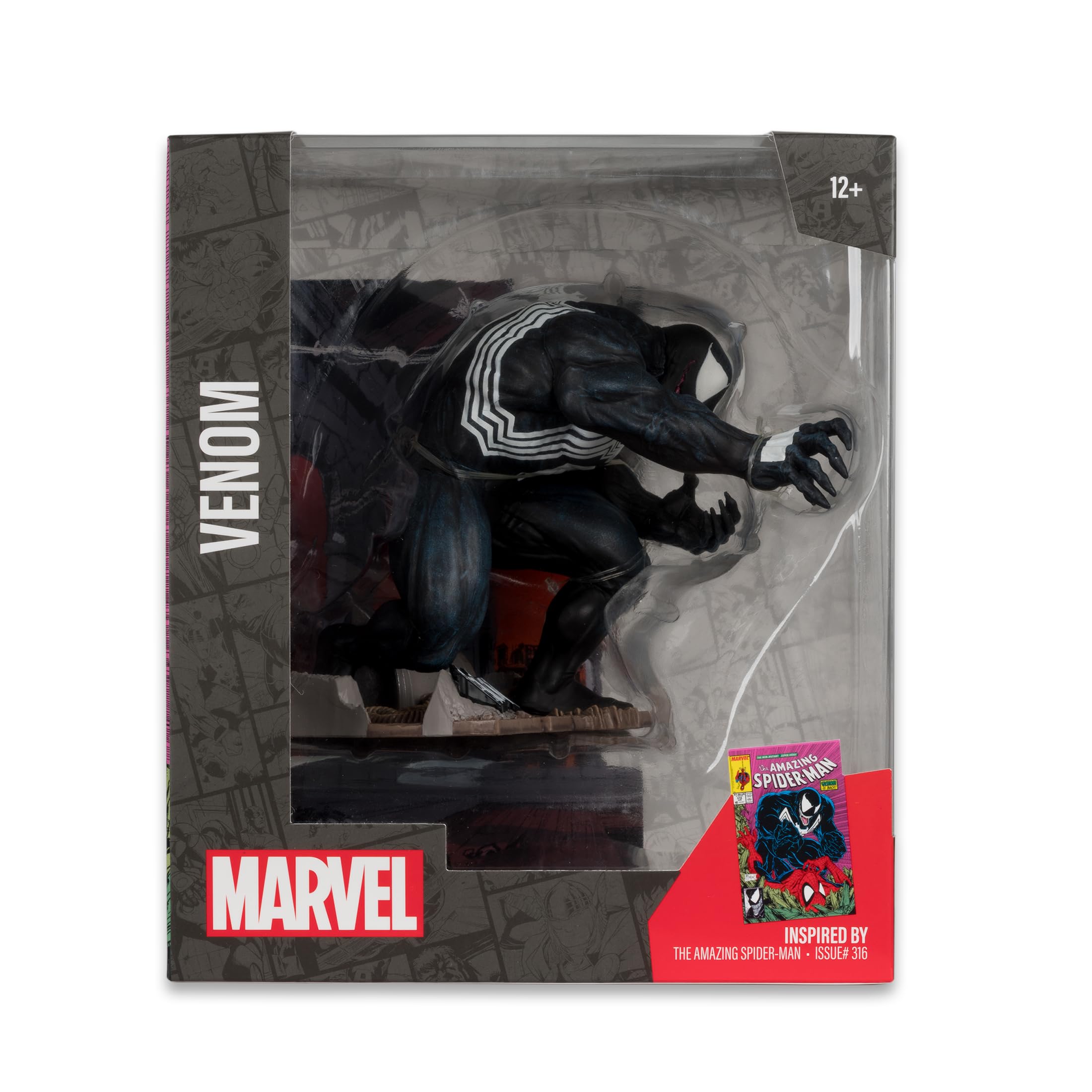 Foto 7 pulgar | Figura De Colección Mcfarlane Toys Marvel Venom A Escala 1:10 - Venta Internacional.