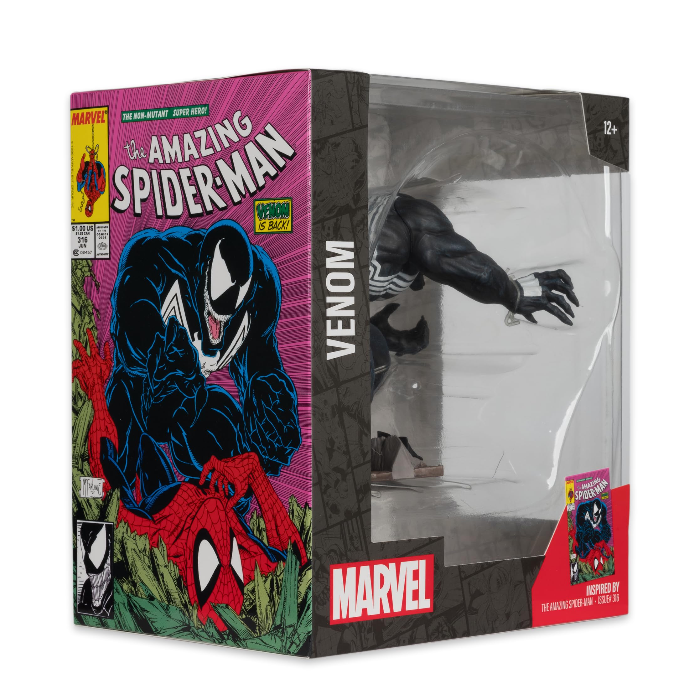 Foto 8 pulgar | Figura De Colección Mcfarlane Toys Marvel Venom A Escala 1:10 - Venta Internacional.