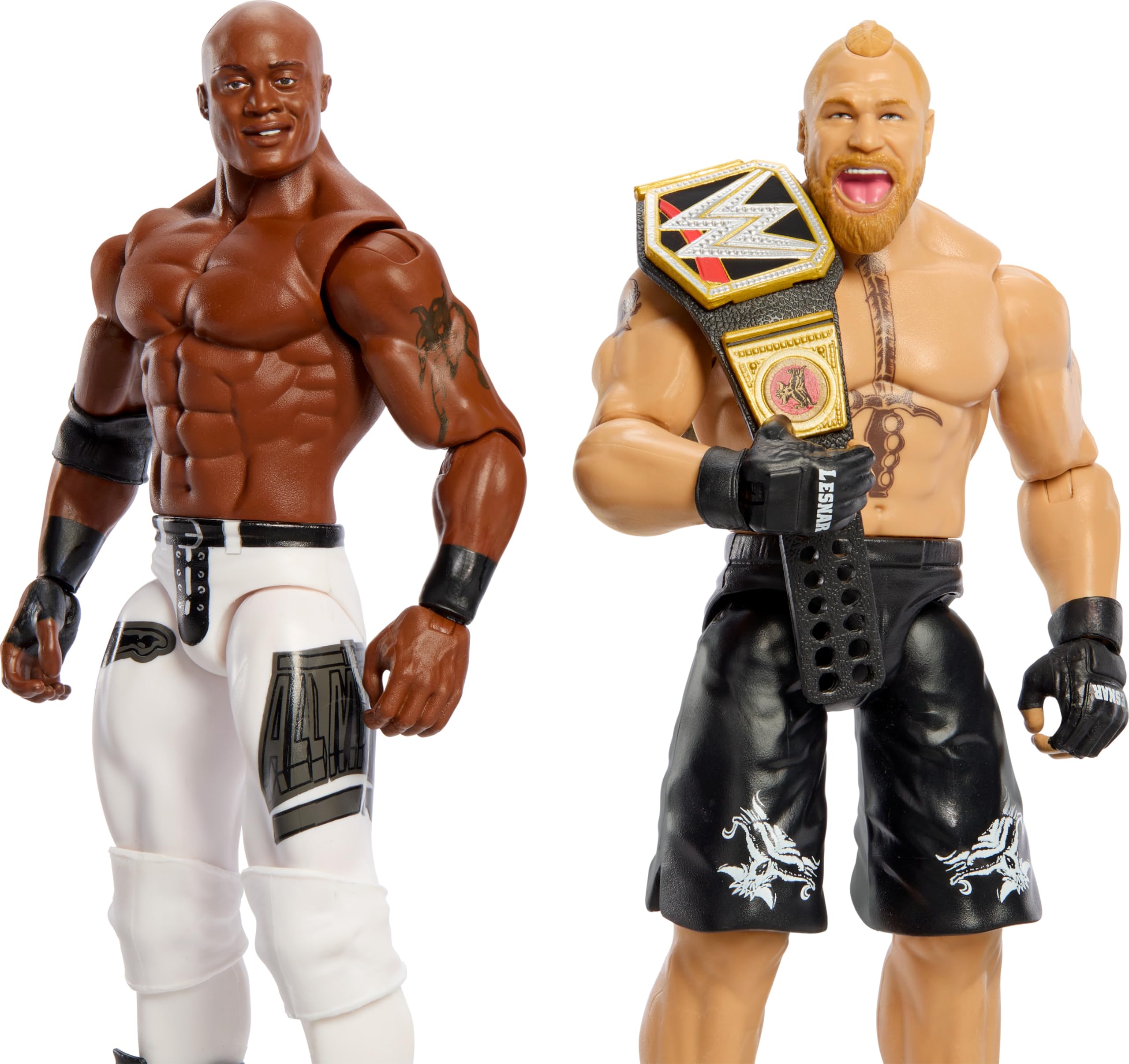 Foto 3 pulgar | Set De Figuras De Acción Mattel Wwe Championship Showdown, Paquete De 2 - Venta Internacional.