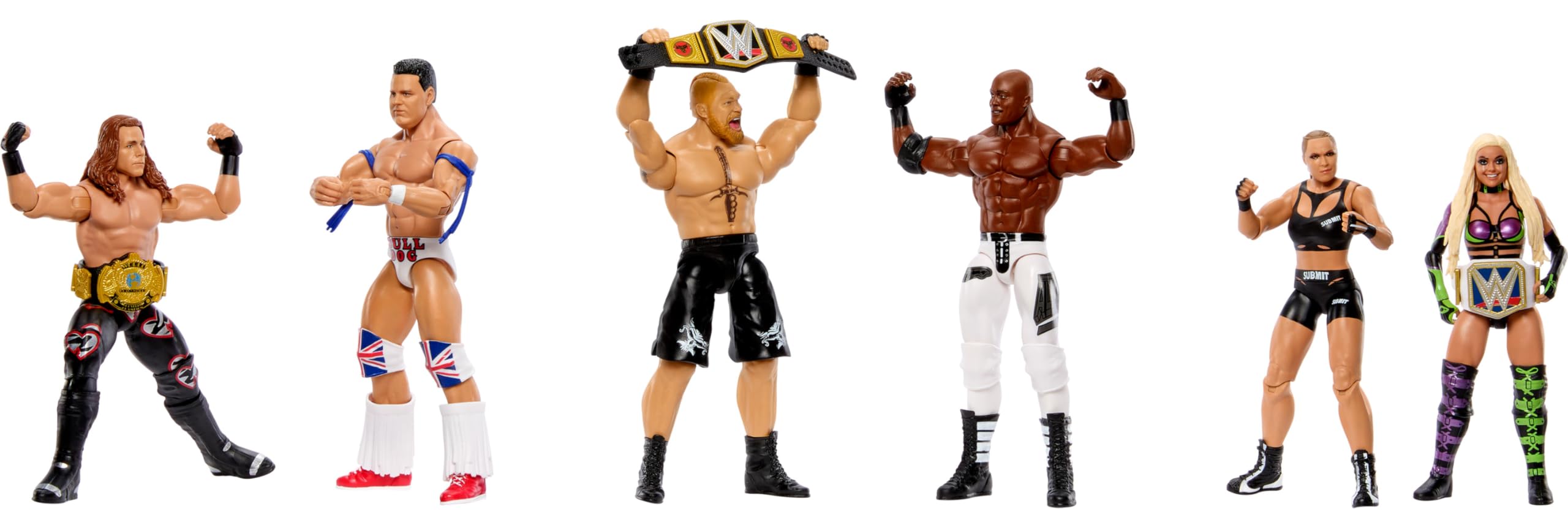 Foto 5 pulgar | Set De Figuras De Acción Mattel Wwe Championship Showdown, Paquete De 2 - Venta Internacional.