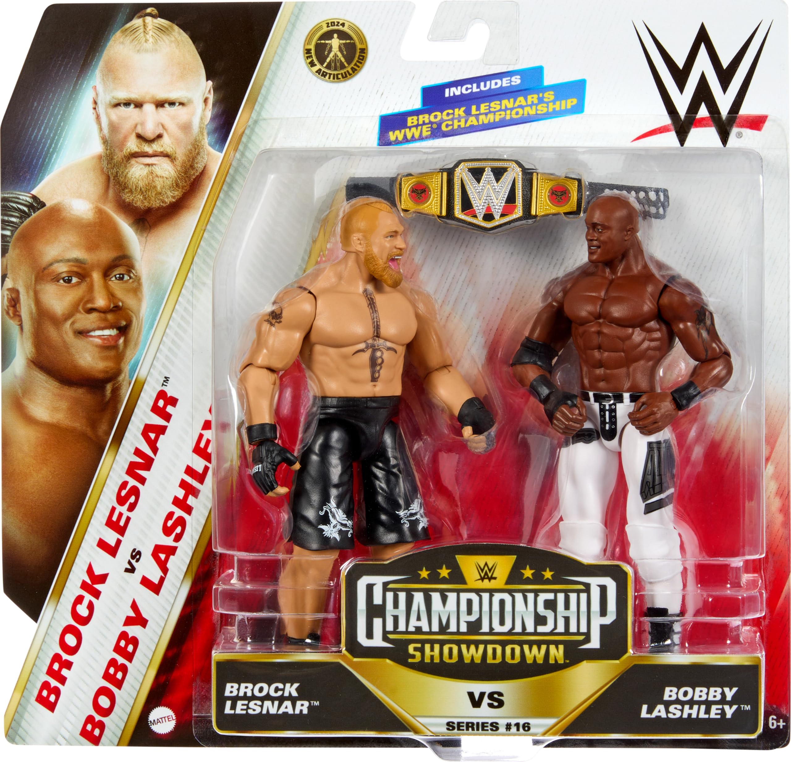 Foto 6 pulgar | Set De Figuras De Acción Mattel Wwe Championship Showdown, Paquete De 2 - Venta Internacional.