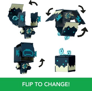 Foto 3 | Figuras De Acción Mattel Minecraft Flippin' Figs 2 En 1 - Venta Internacional.