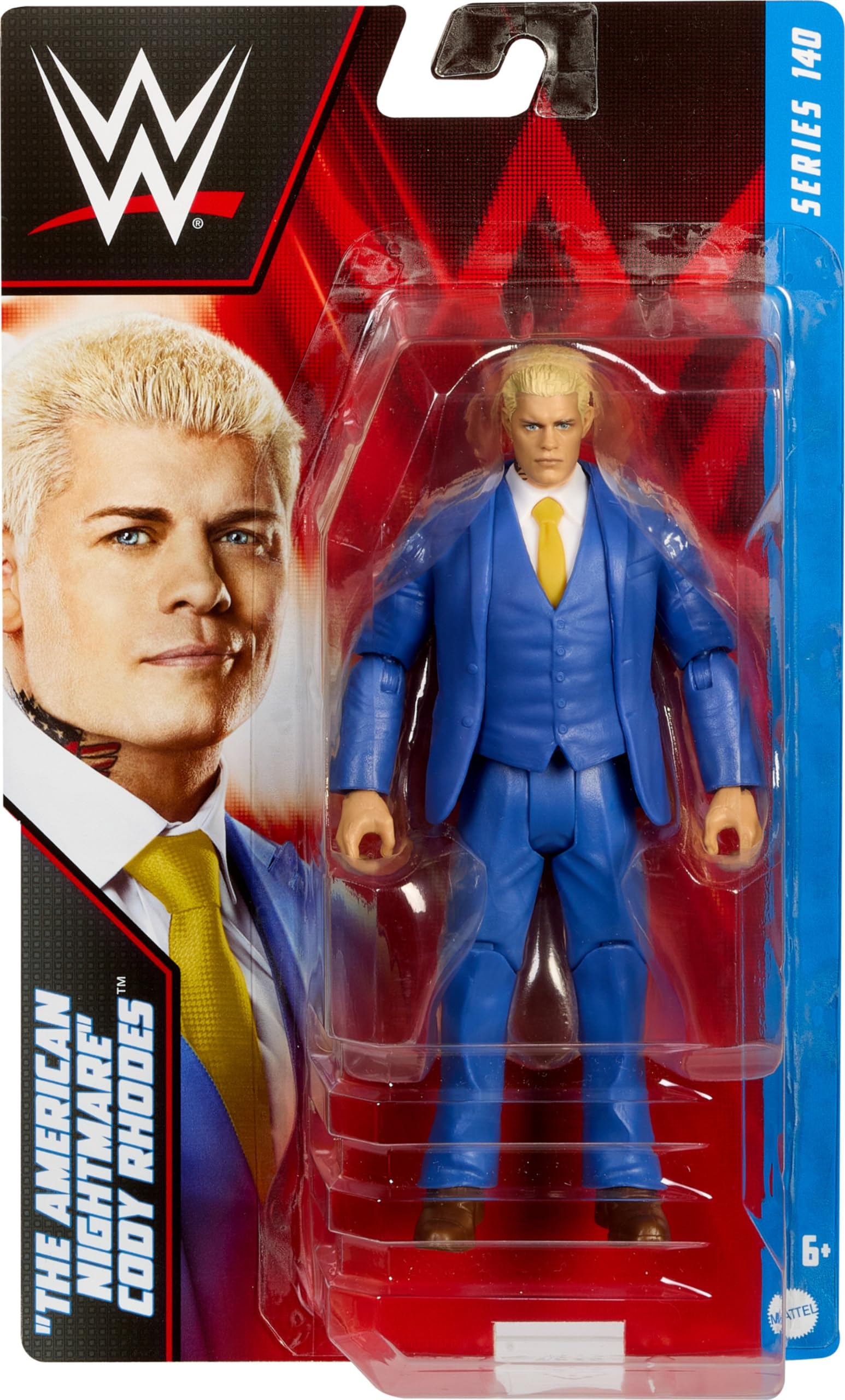 Foto 3 pulgar | Figura De Acción Mattel Wwe The American Nightmare Cody Rhodes - Venta Internacional.