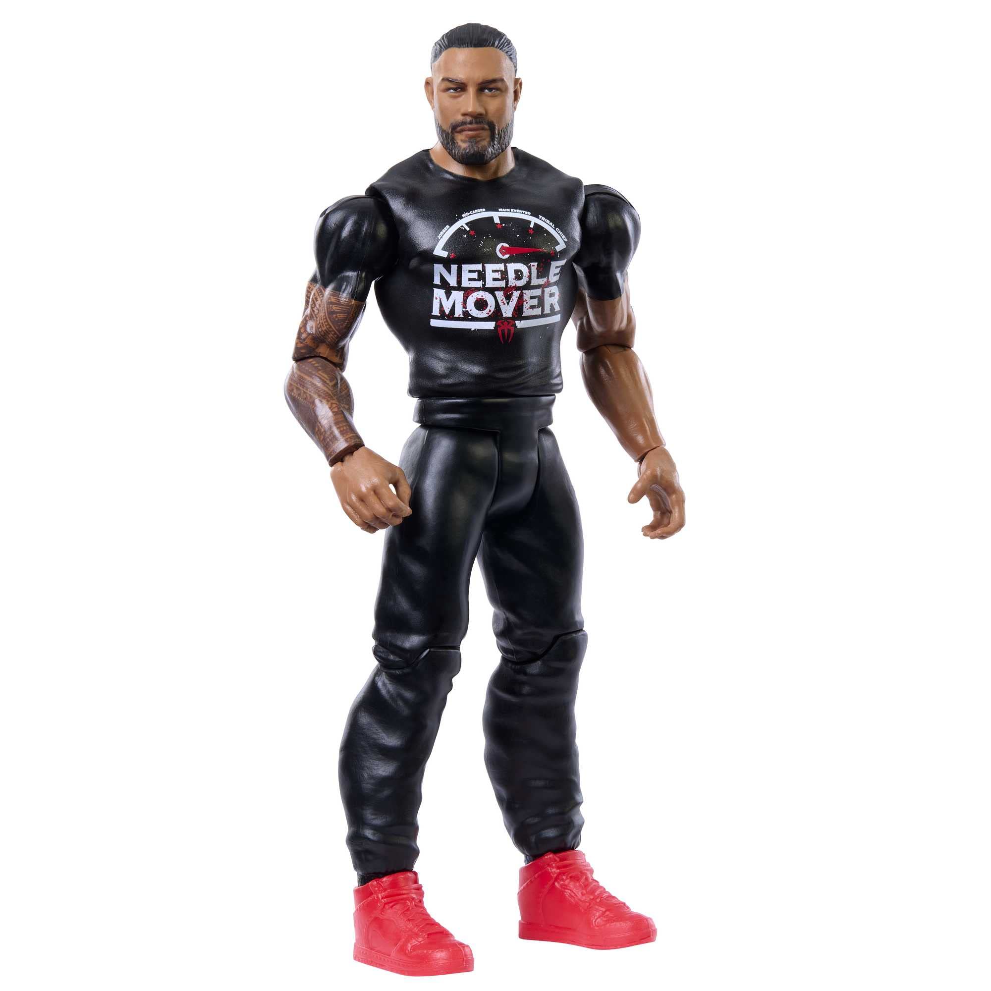 Foto 2 pulgar | Figura De Acción Mattel Wwe Roman Reigns Basic De 15 Cm Con 10 Puntos - Venta Internacional.