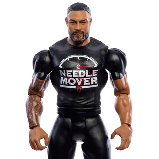 Foto 3 | Figura De Acción Mattel Wwe Roman Reigns Basic De 15 Cm Con 10 Puntos - Venta Internacional.