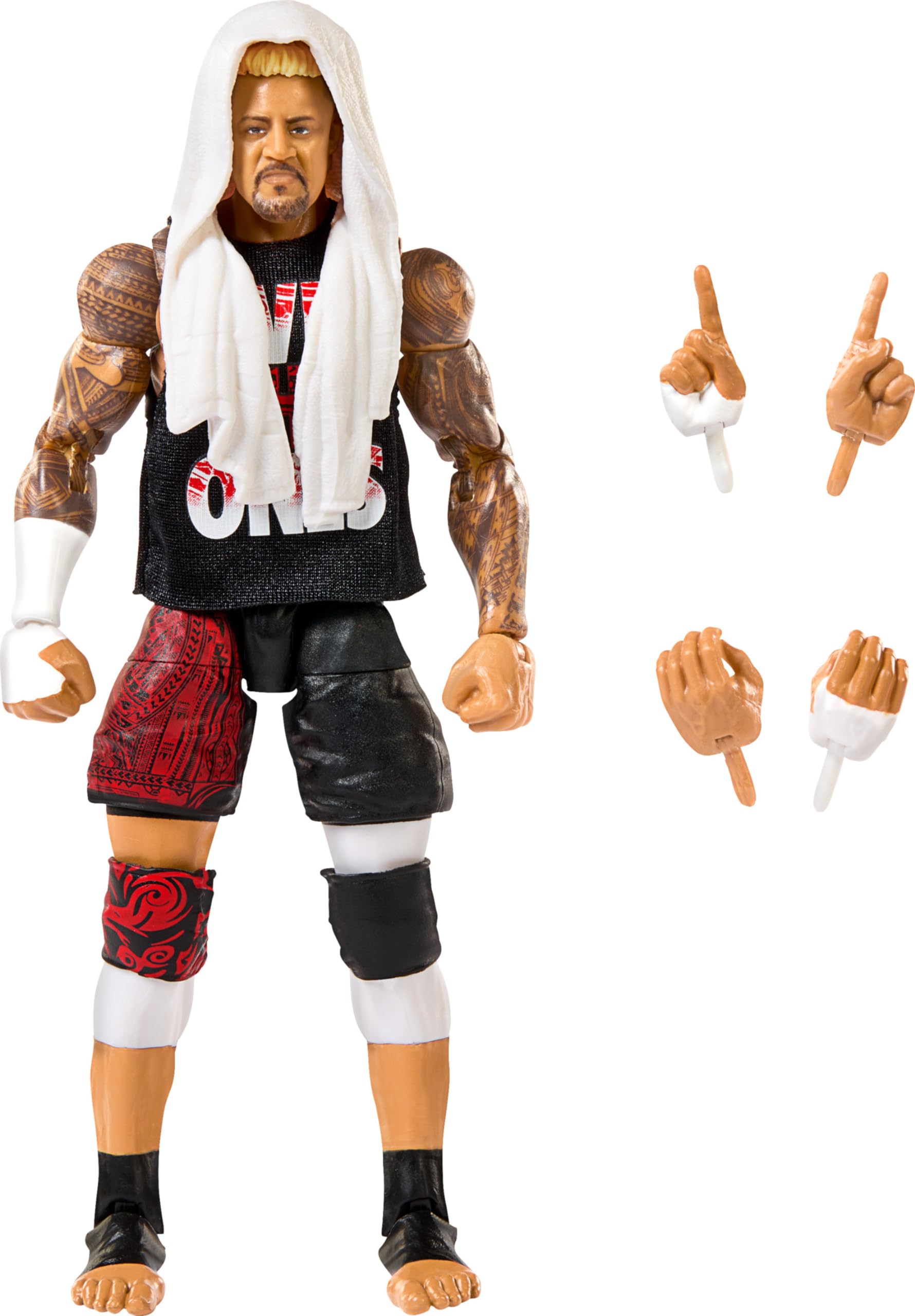 Foto 2 pulgar | Figura De Acción Mattel Wwe Elite Series #104 Solo Sikoa 15 Cm - Venta Internacional.
