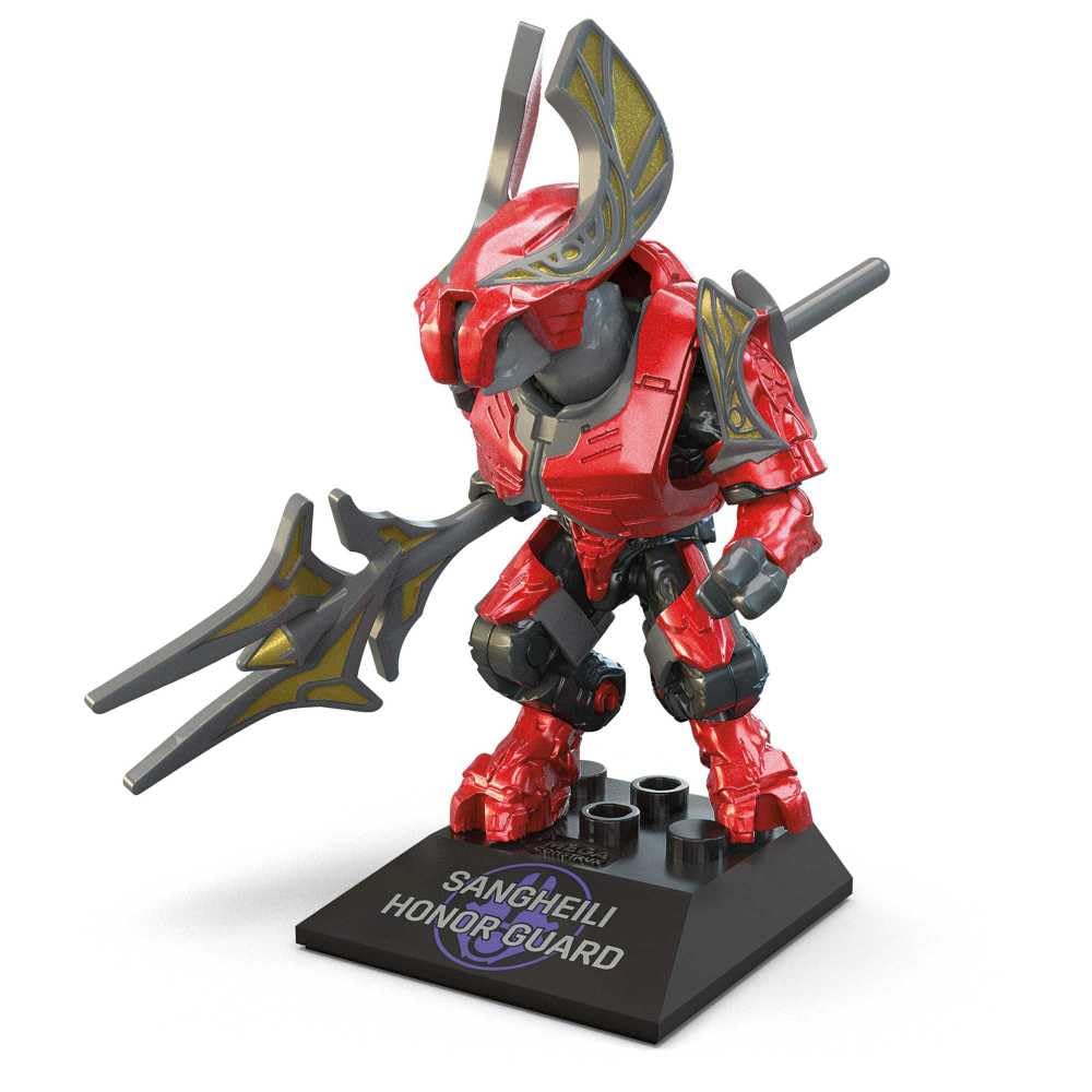 Foto 5 pulgar | Figura Miniatura Mattel Mega Construx Sangheili Honor Guard - Venta Internacional.
