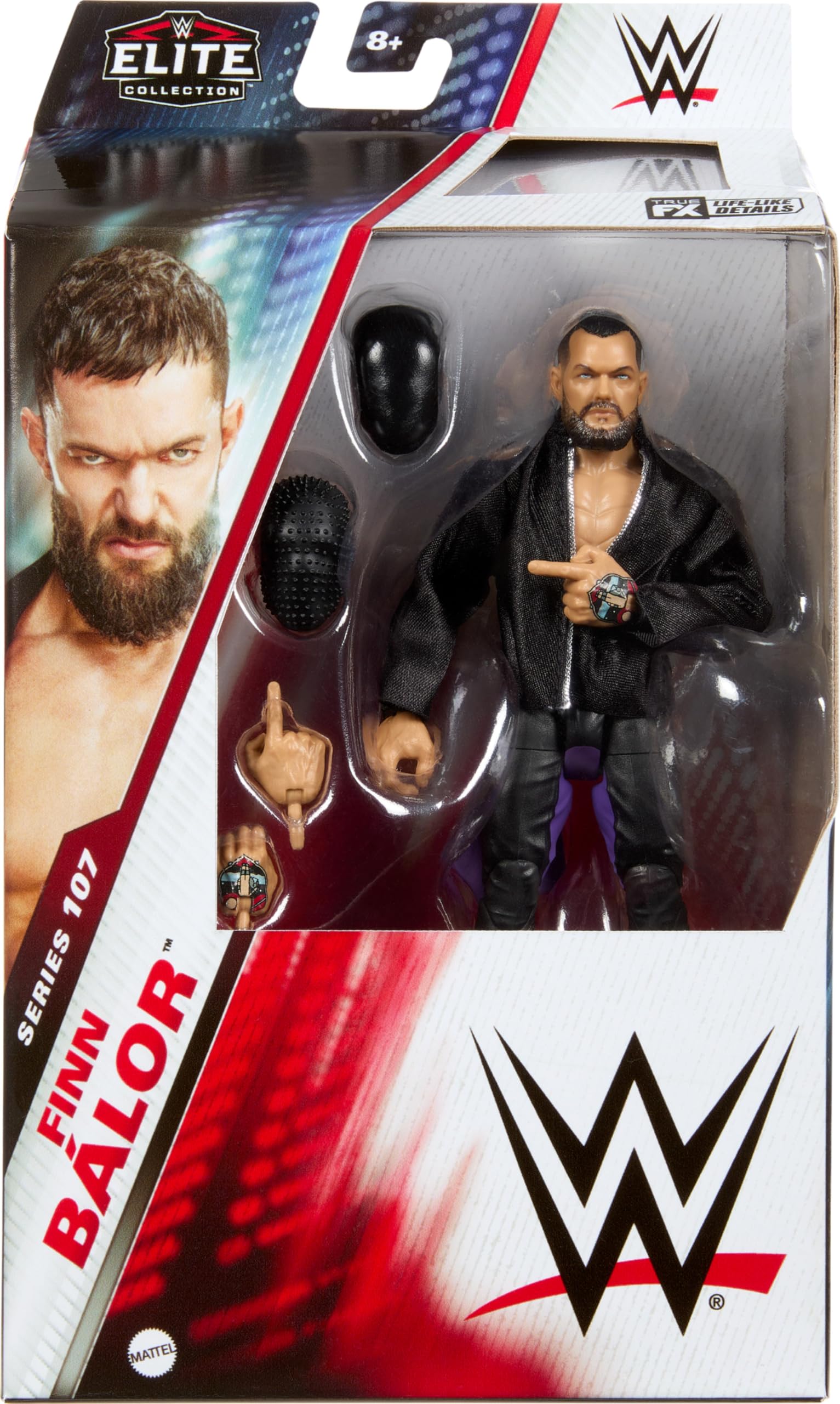 Foto 3 pulgar | Figura De Acción Mattel Wwe Elite Series #107 Finn Balor 15 Cm - Venta Internacional.