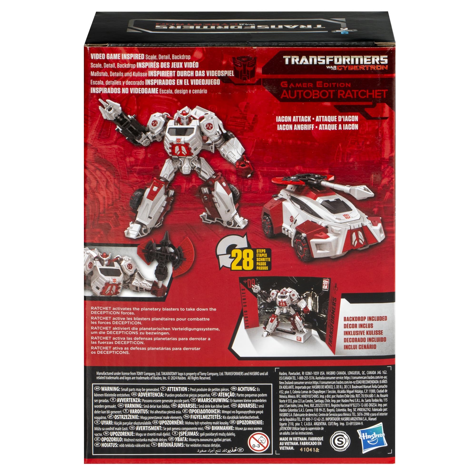 Foto 4 | Figura De Acción Transformers Studio Series Voyager Ratchet - Venta Internacional.