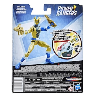 Foto 4 | Figura De Acción Power Rangers Dino Fury Gold Ranger 15 Cm - Venta Internacional.