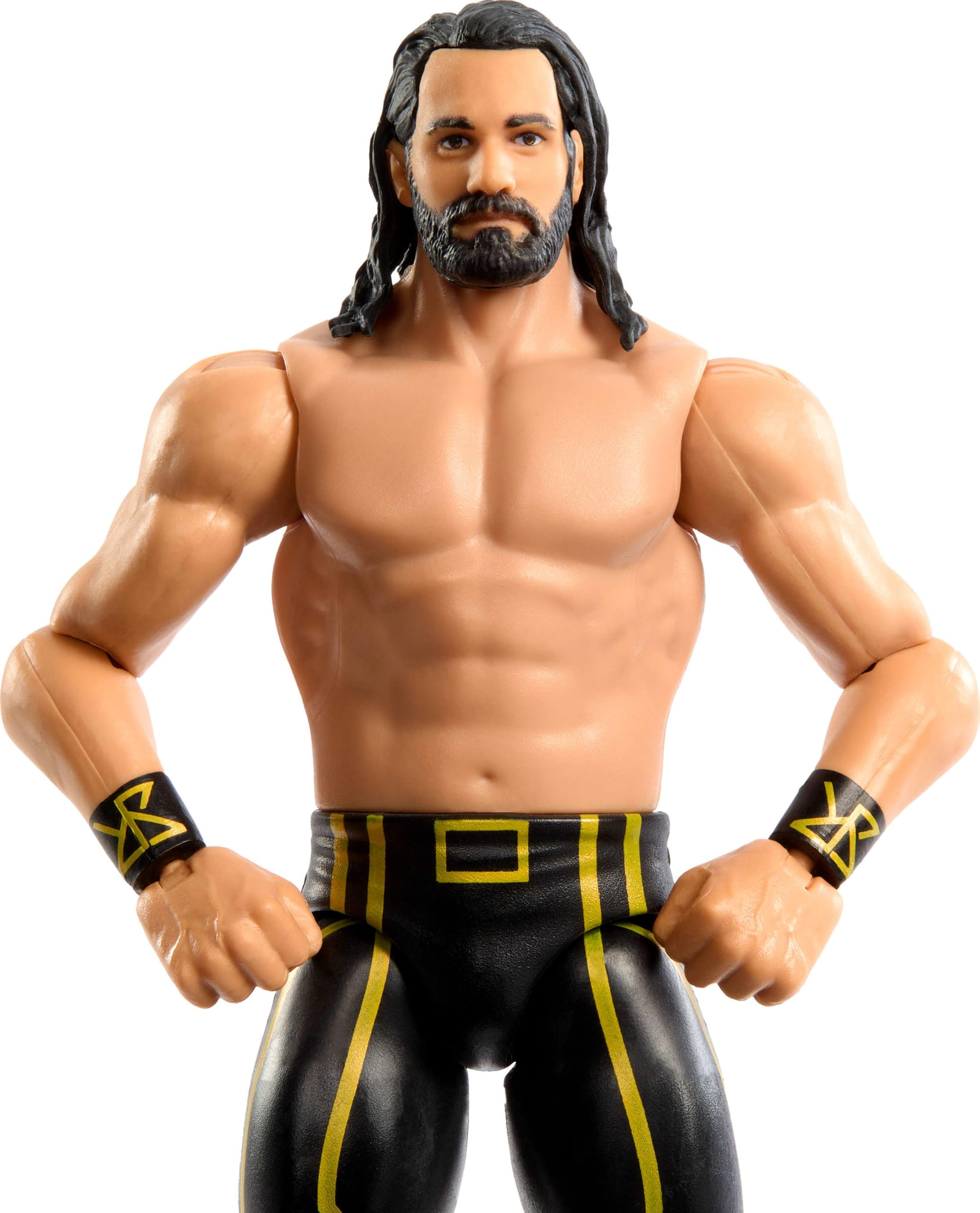 Foto 4 pulgar | Figura De Acción Mattel Wwe Seth Rollins Main Event 15 Cm - Venta Internacional.
