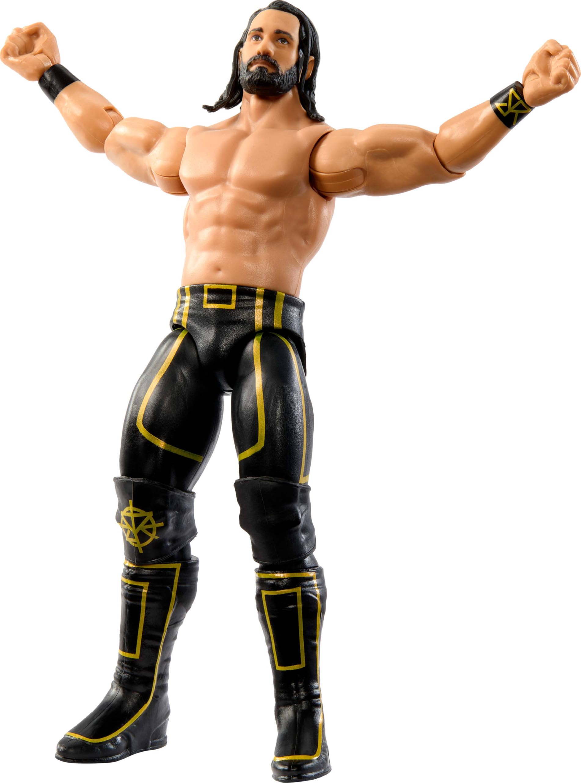Foto 5 pulgar | Figura De Acción Mattel Wwe Seth Rollins Main Event 15 Cm - Venta Internacional.