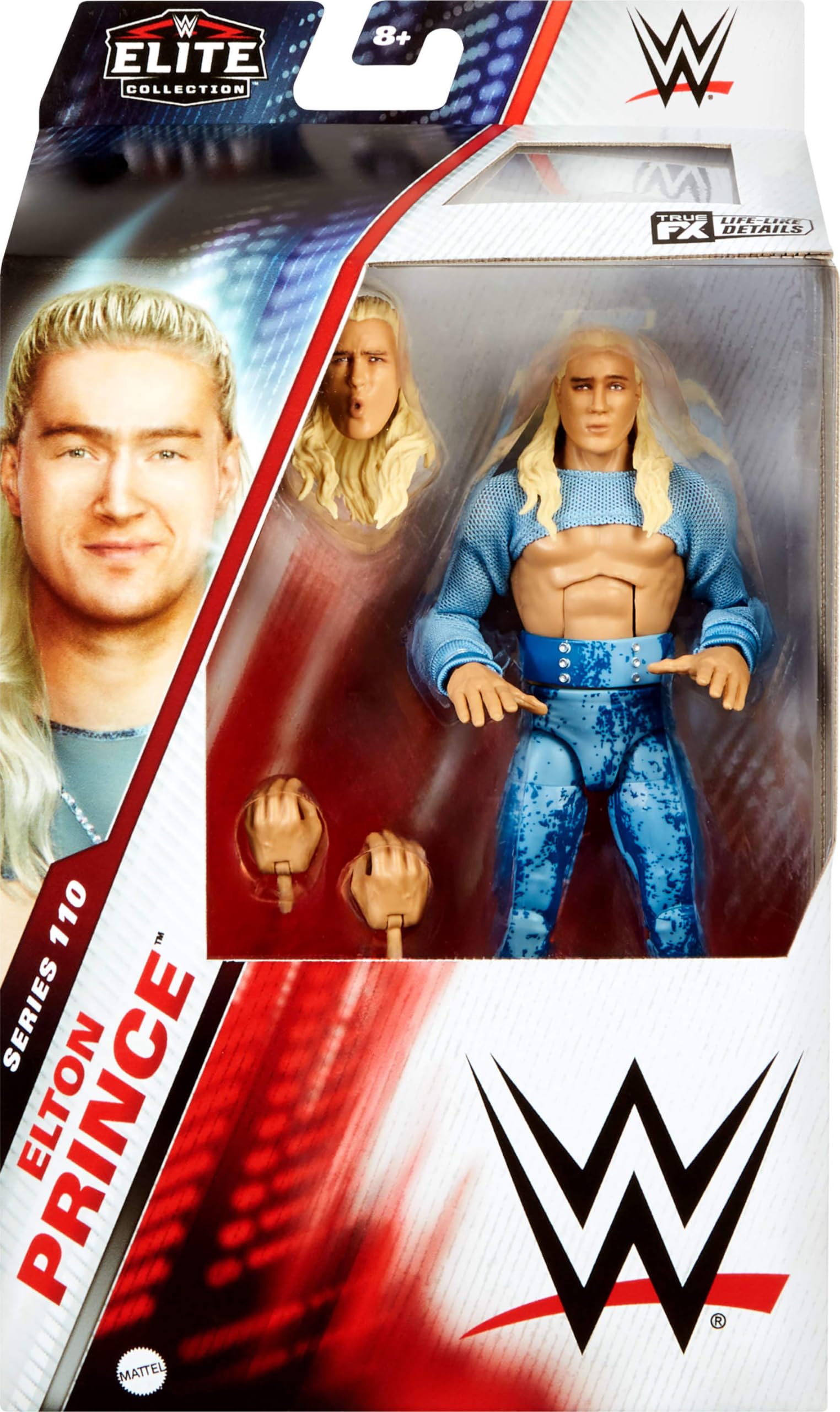 Foto 2 | Figura De Acción Mattel Wwe Elite Elton Prince Series #110 - Venta Internacional.