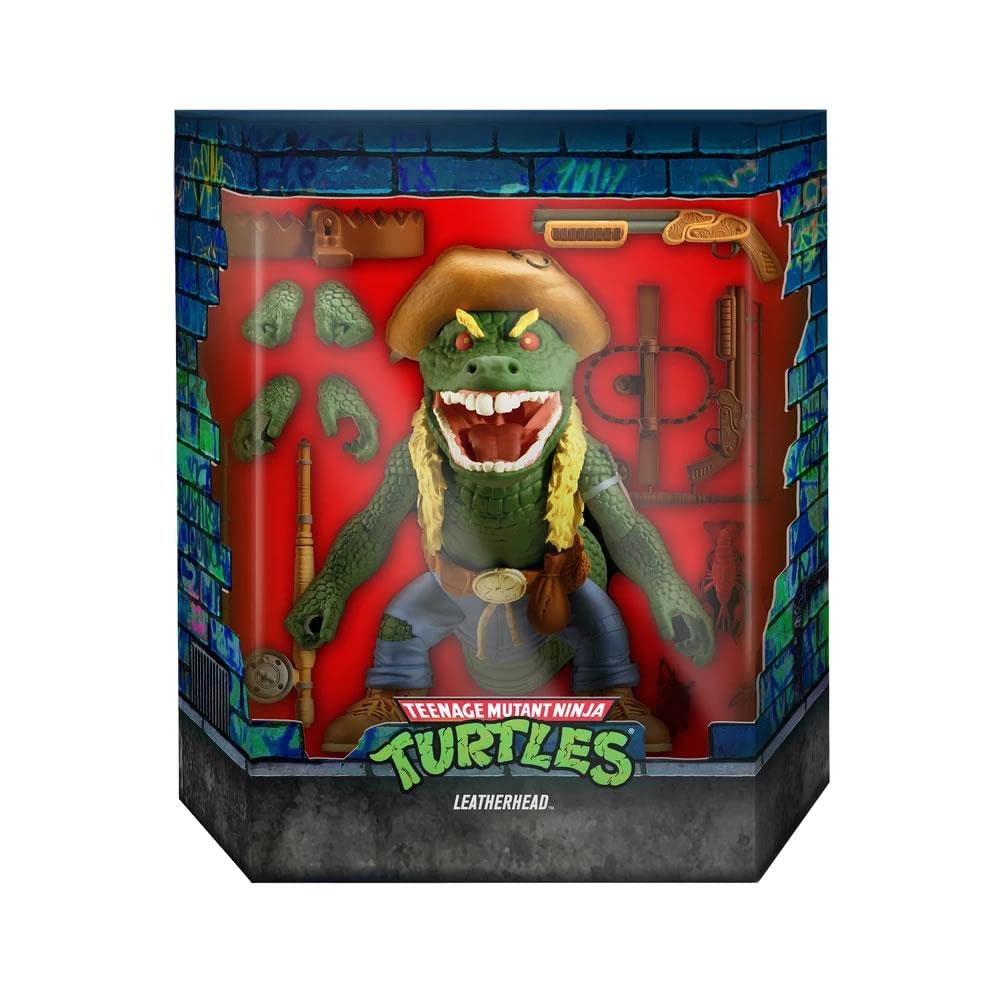 Foto 2 | Figura De Acción Super7 Ultimates! Teenage Mutant Ninja Turtles Leatherhead, 18 Cm - Venta Internacional.