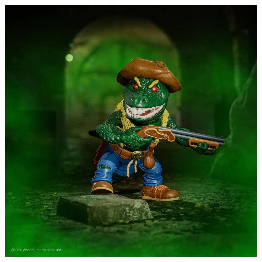 Foto 5 | Figura De Acción Super7 Ultimates! Teenage Mutant Ninja Turtles Leatherhead, 18 Cm - Venta Internacional.