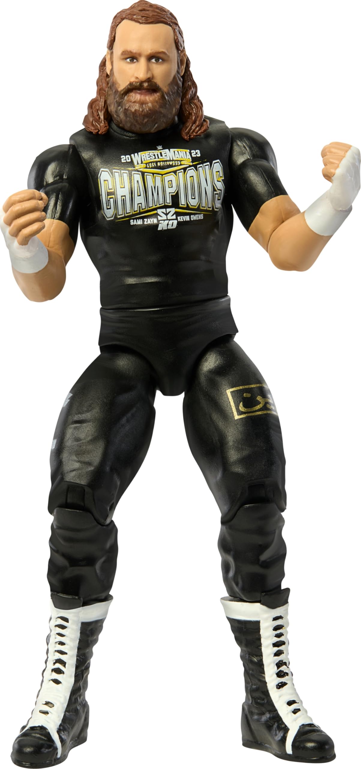 Foto 2 pulgar | Figura De Acción Mattel Wwe Sami Zayn Series #145 15 Cm - Venta Internacional.