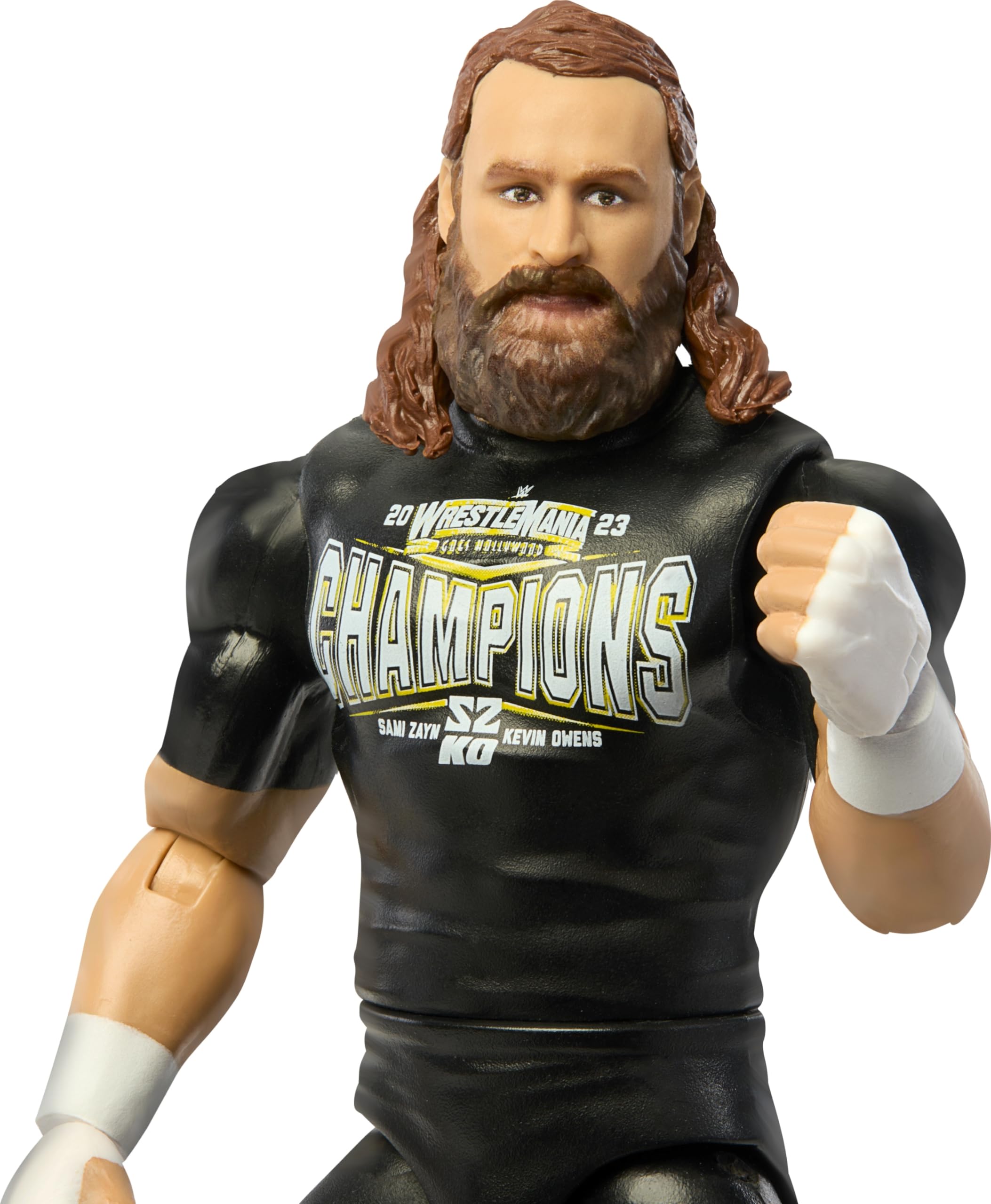 Foto 4 pulgar | Figura De Acción Mattel Wwe Sami Zayn Series #145 15 Cm - Venta Internacional.