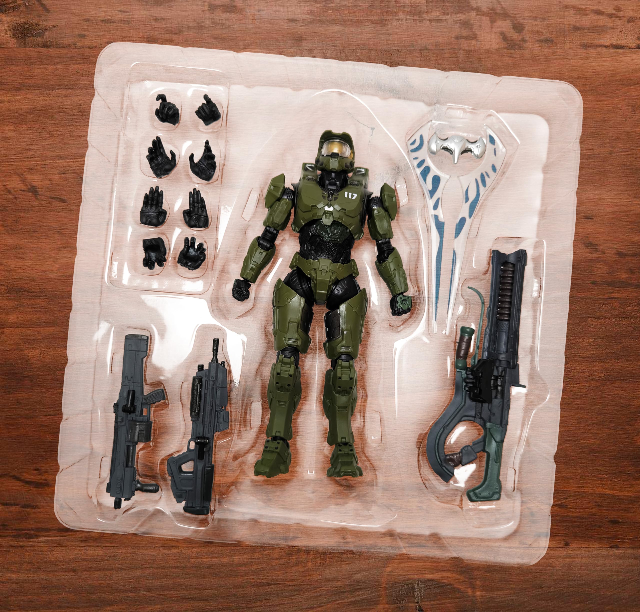 Foto 3 pulgar | Figuras De Acción Toysvill Inspiradas En Hlw Master Chief - Venta Internacional.