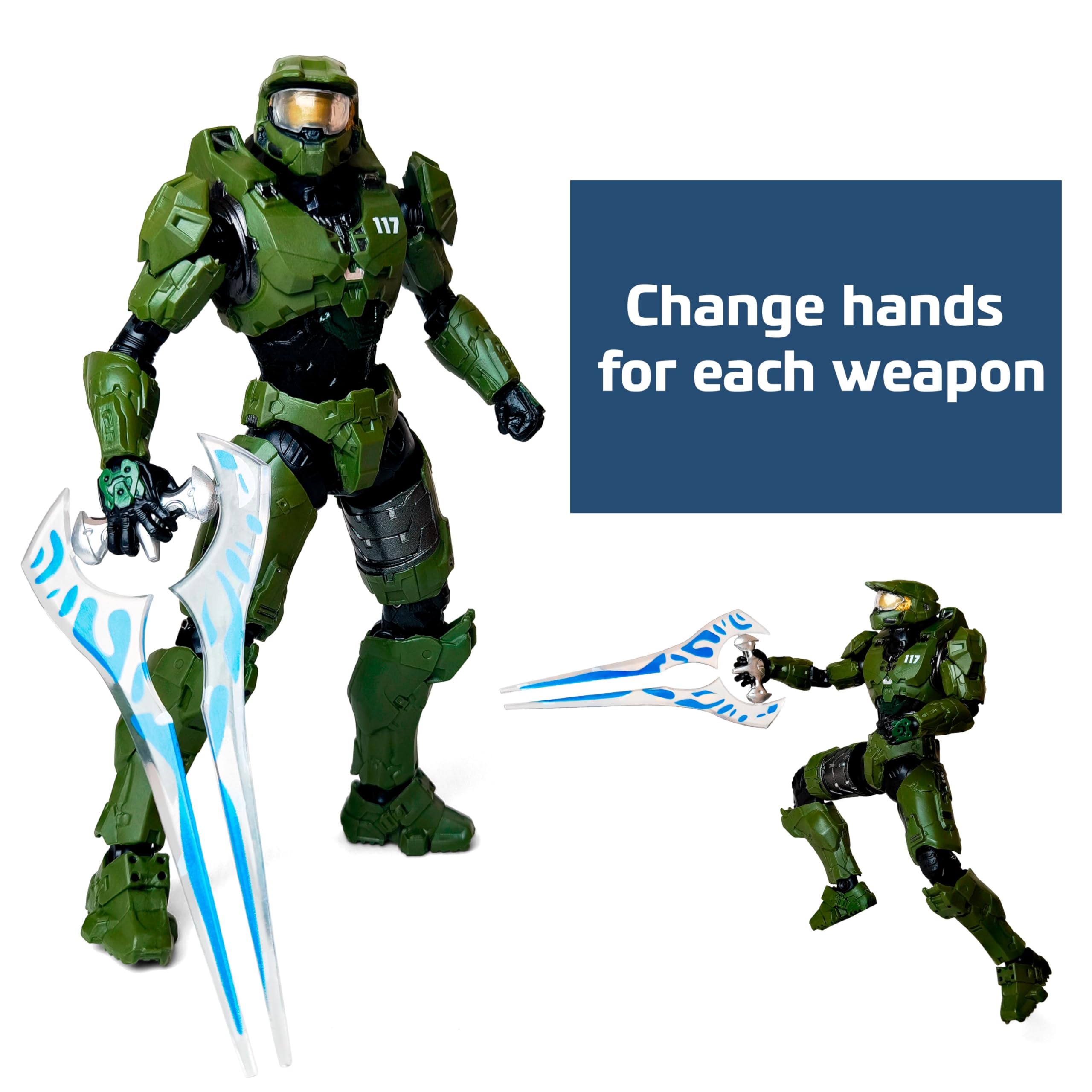 Foto 4 pulgar | Figuras De Acción Toysvill Inspiradas En Hlw Master Chief - Venta Internacional.