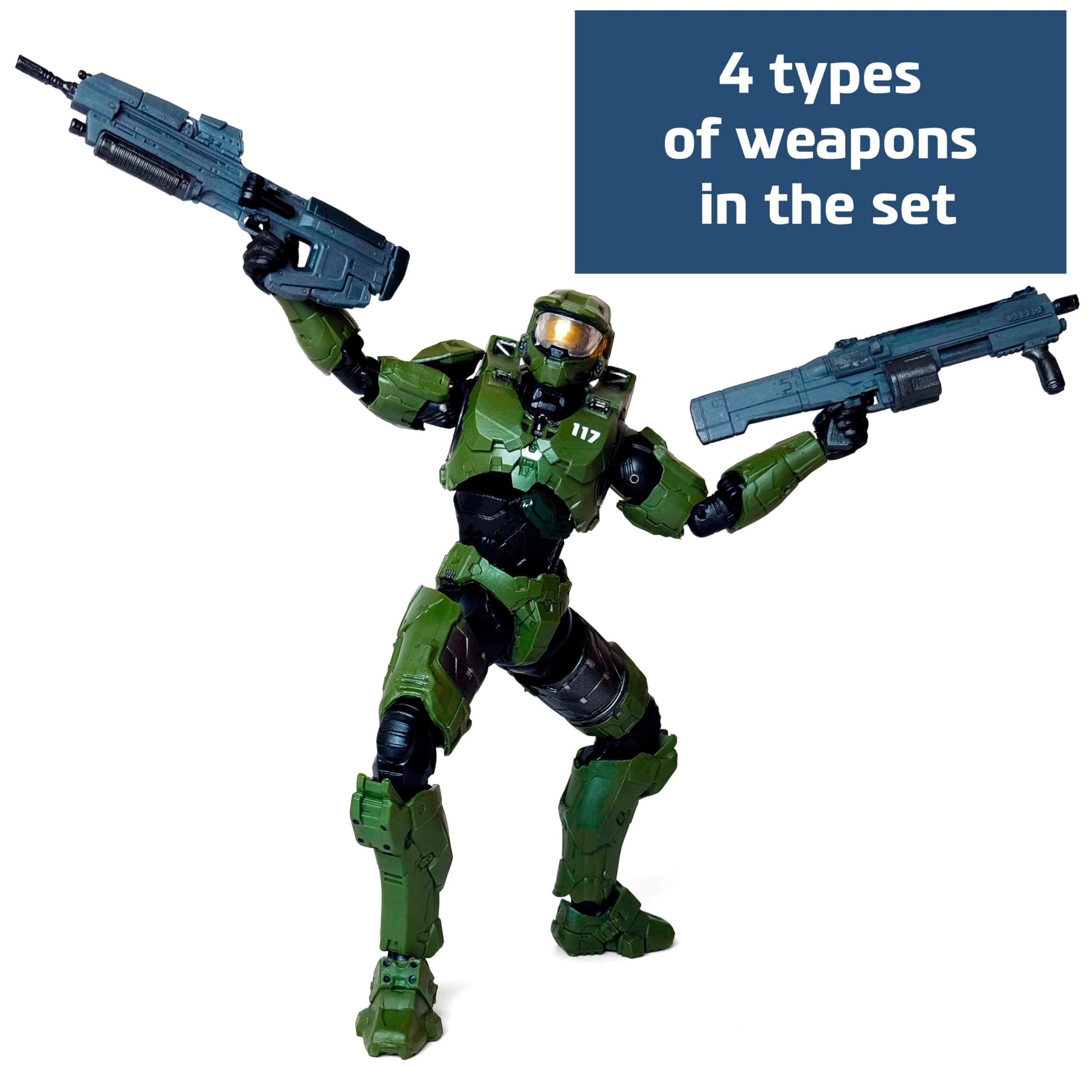 Foto 4 | Figuras De Acción Toysvill Inspiradas En Hlw Master Chief - Venta Internacional.