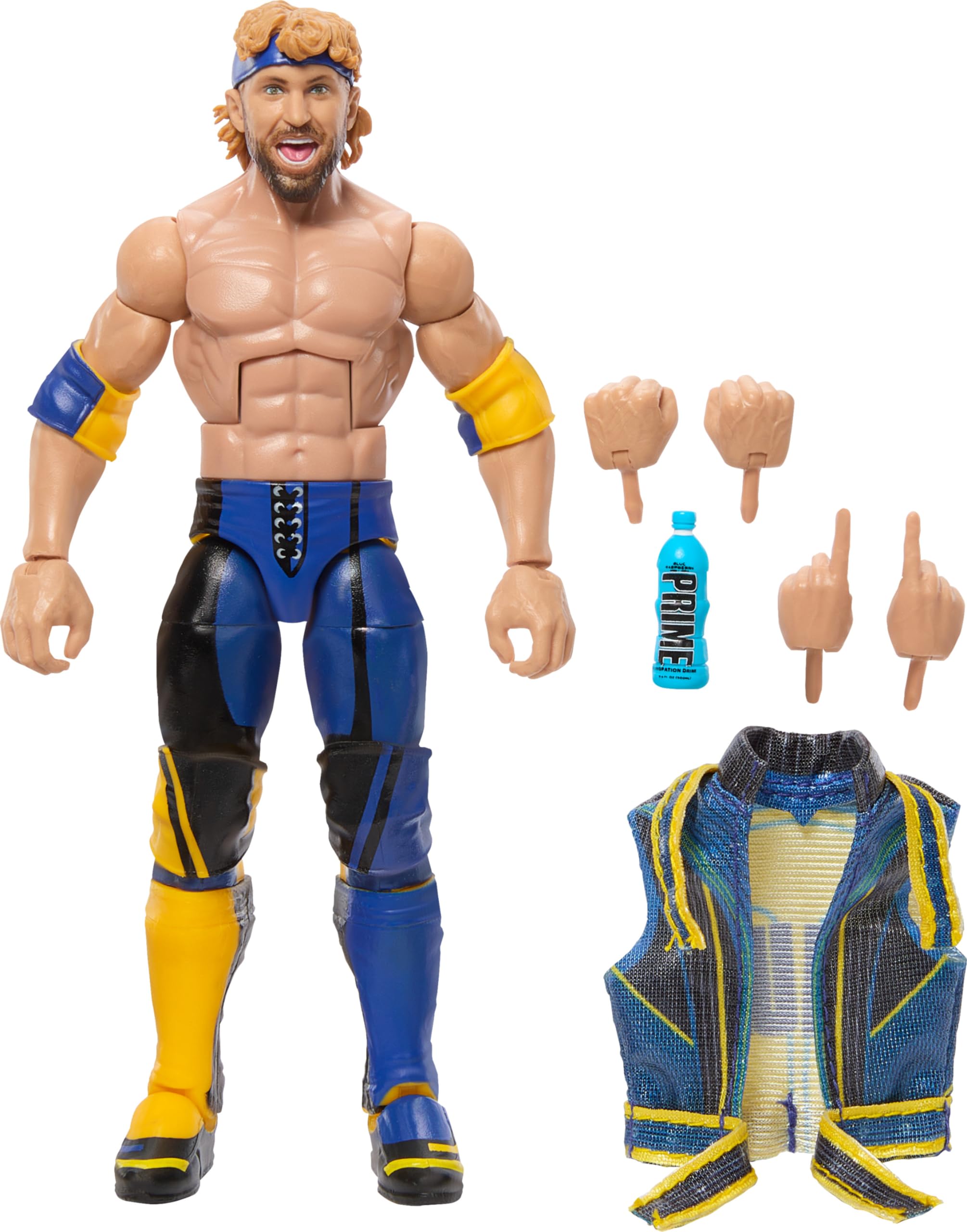 Foto 2 pulgar | Figura De Acción Mattel Wwe Elite Collection Logan Paul De 6 Pulgadas - Venta Internacional.