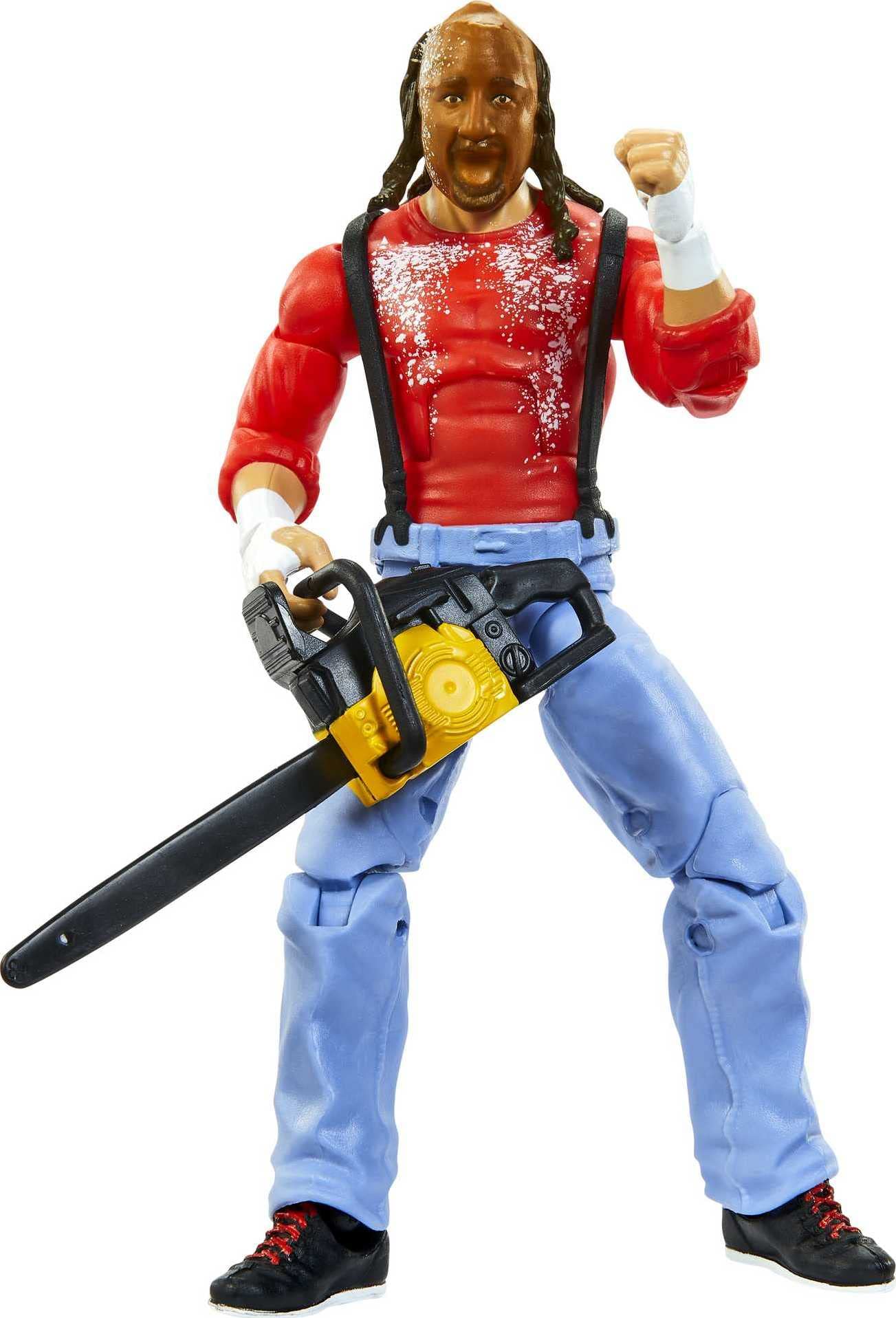 Foto 5 pulgar | Figura De Acción Mattel Wwe Chainsaw Charlie Elite Collection - Venta Internacional.