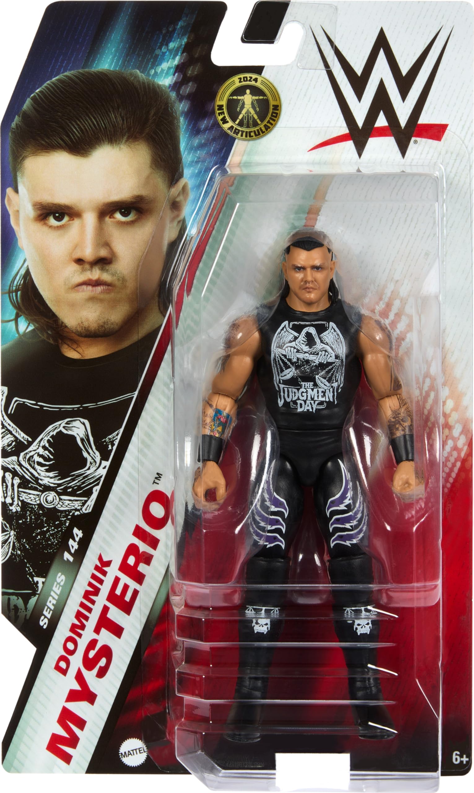Foto 2 | Figura De Acción Mattel Wwe Series #144 Dominik Mysterio 15cm - Venta Internacional.