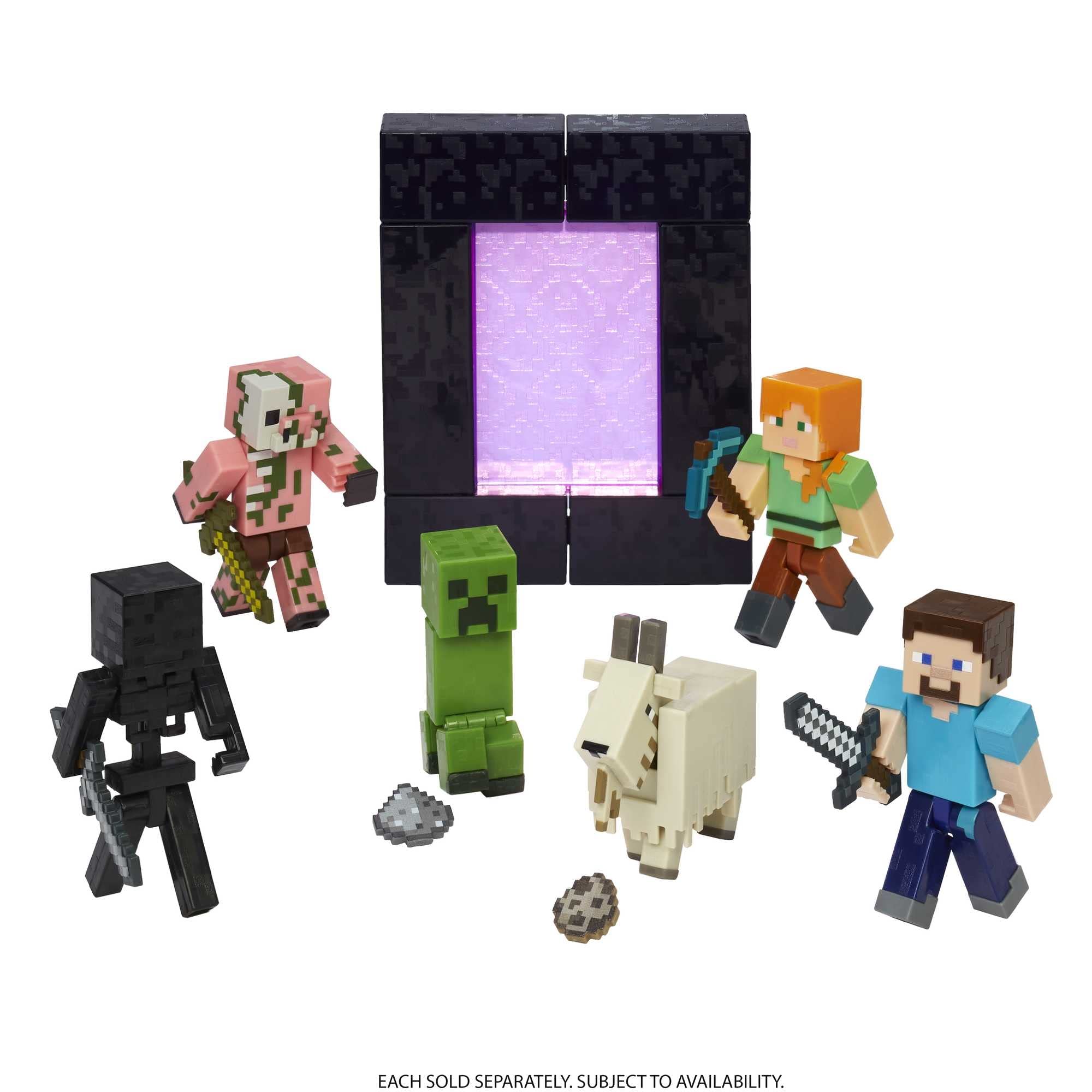 Foto 3 pulgar | Juguete De Acción Mattel Minecraft Craft-a-block Zombie De Más De 6 Años - Venta Internacional.