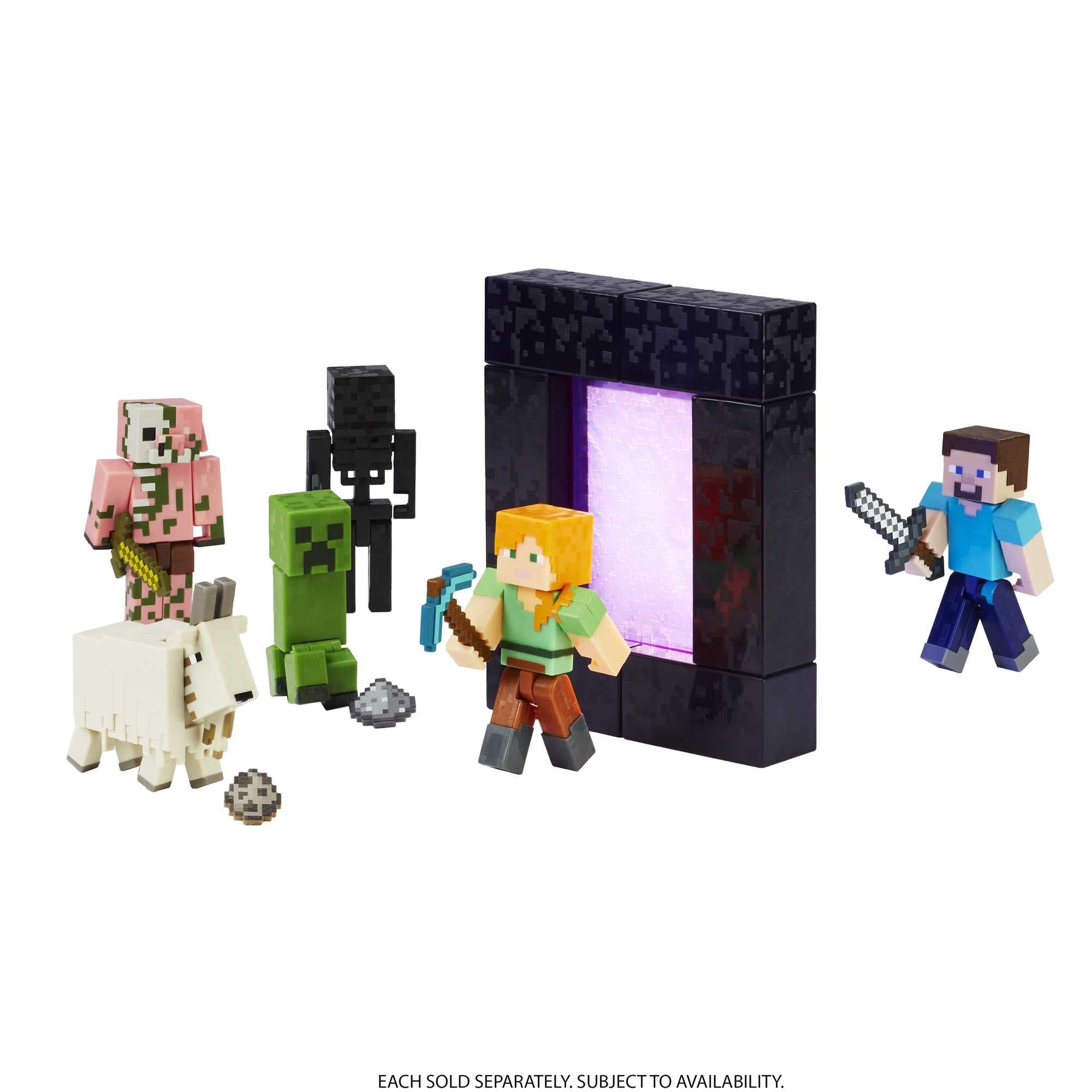 Foto 4 pulgar | Juguete De Acción Mattel Minecraft Craft-a-block Zombie De Más De 6 Años - Venta Internacional.