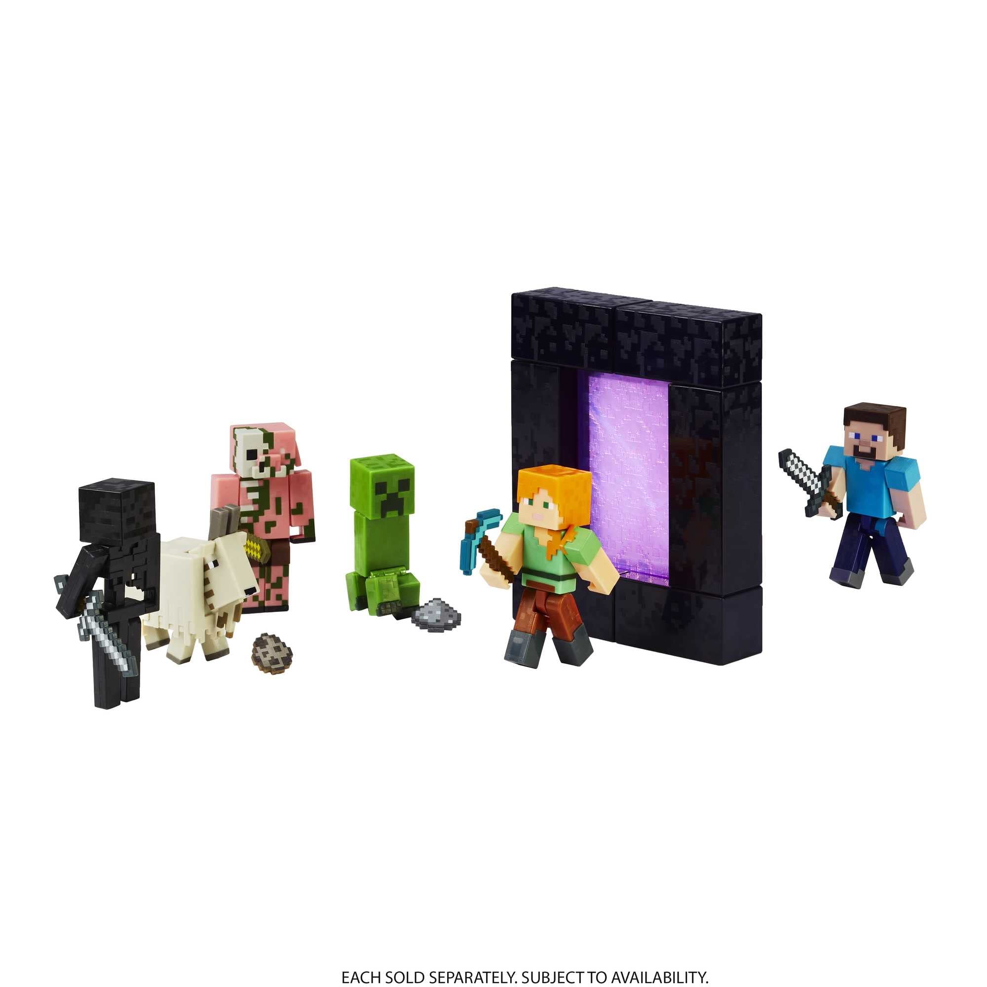 Foto 5 pulgar | Juguete De Acción Mattel Minecraft Craft-a-block Zombie De Más De 6 Años - Venta Internacional.