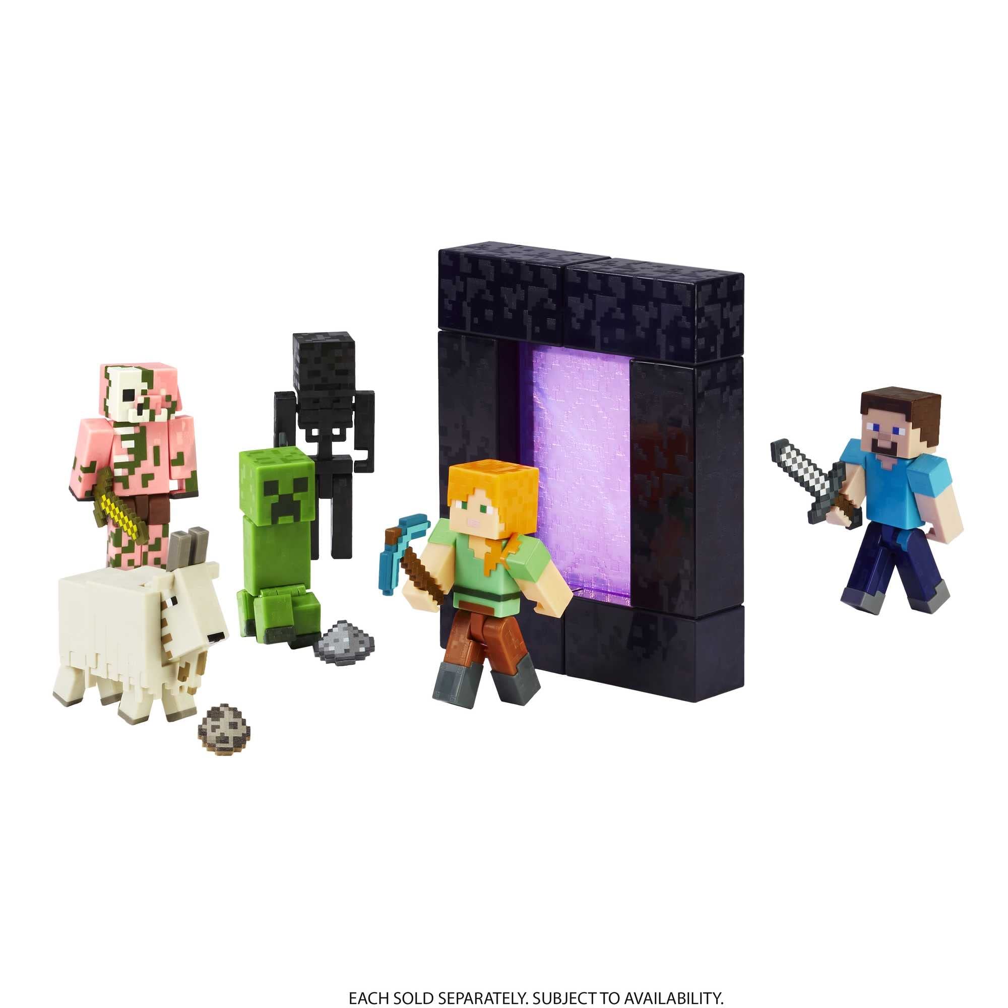 Foto 5 | Juguete De Acción Mattel Minecraft Craft-a-block Zombie De Más De 6 Años - Venta Internacional.