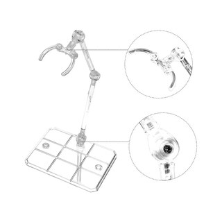 Foto 3 | 10pcs Base Soporte Para Figuras De Acción Eo Safe Imports Esi-17993 Transparente