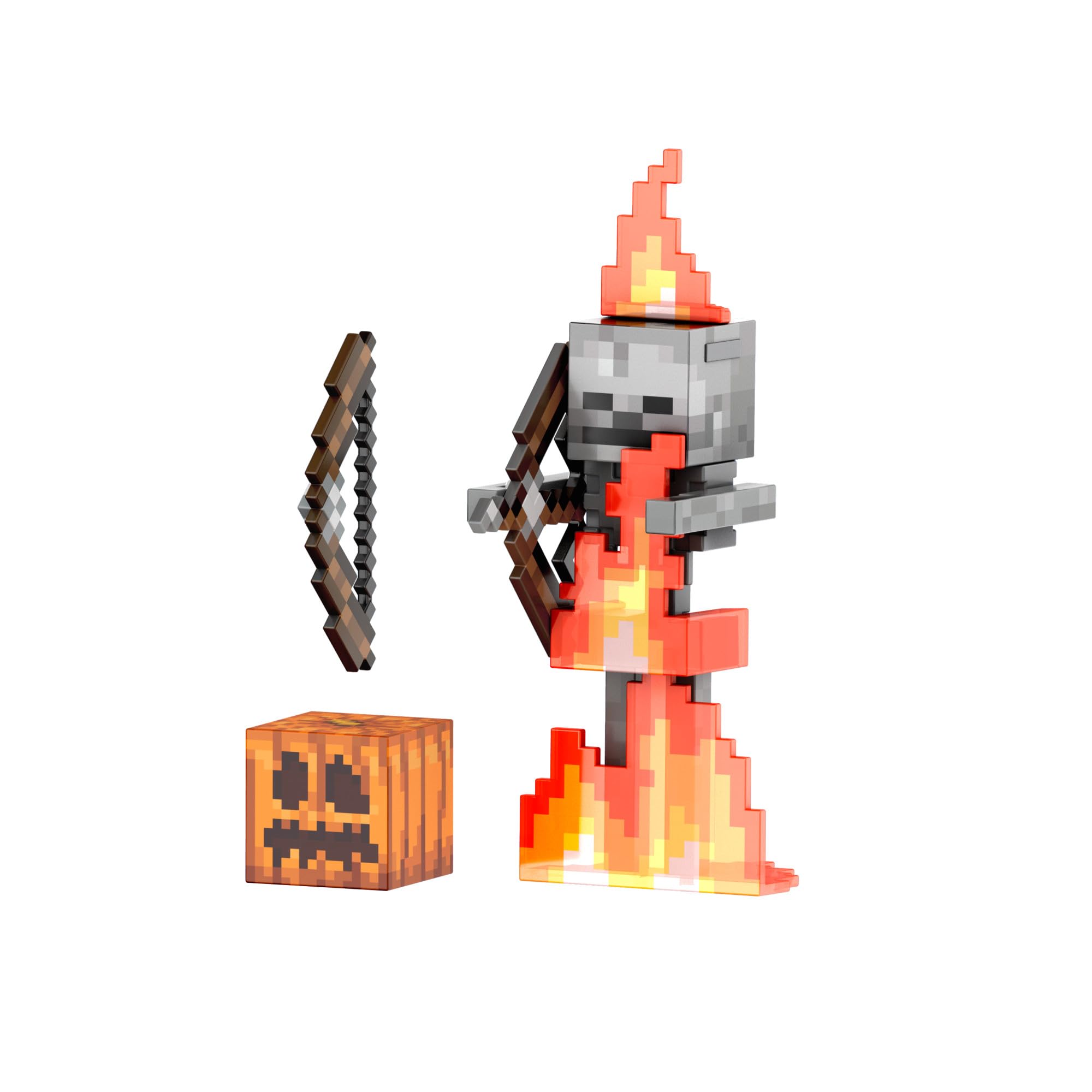 Foto 6 pulgar | Figura De Acción Mattel Minecraft Diamond Level Skeleton 5.5 Pulgadas - Venta Internacional.