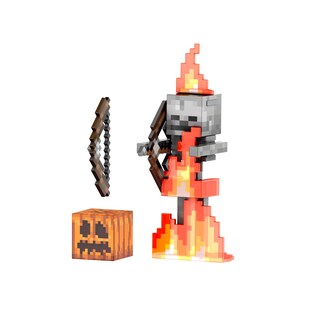 Foto 5 | Figura De Acción Mattel Minecraft Diamond Level Skeleton 5.5 Pulgadas - Venta Internacional.