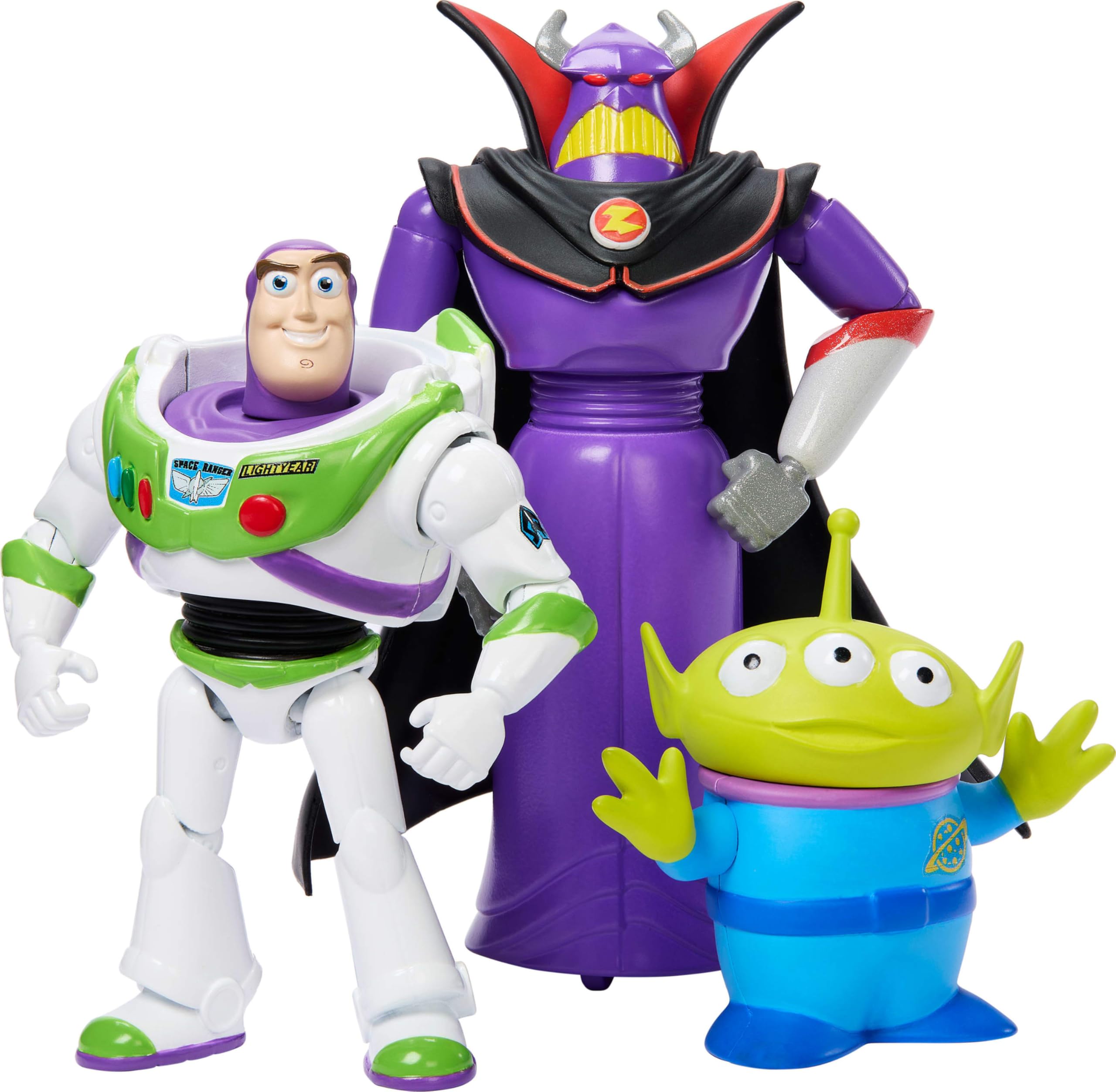 Foto 2 | Figuras De Acción Mattel Disney Pixar Storytellers Story, Paquete De 3 - Venta Internacional.